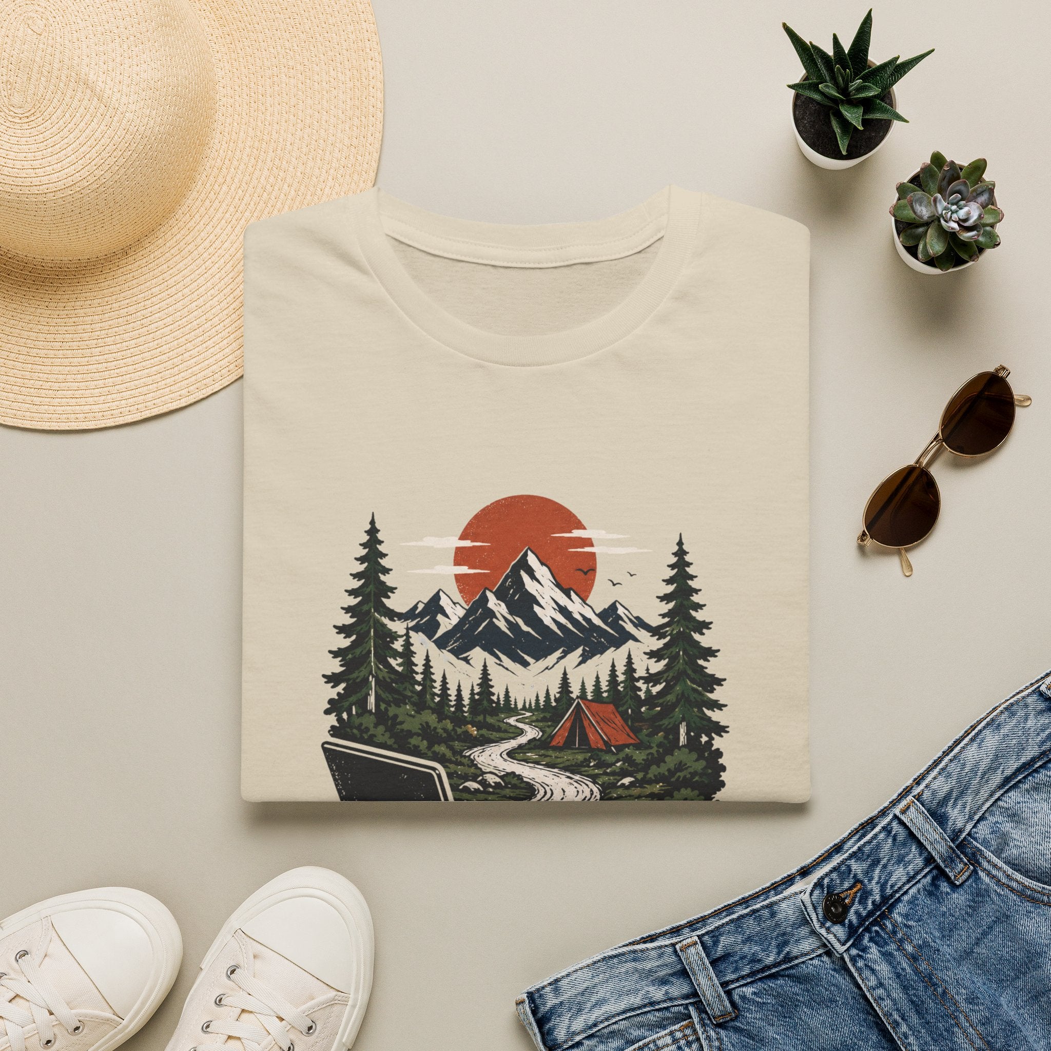 Clock Out, Camp Out Tee