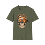 Sunset Barrel Skull Surf Tee