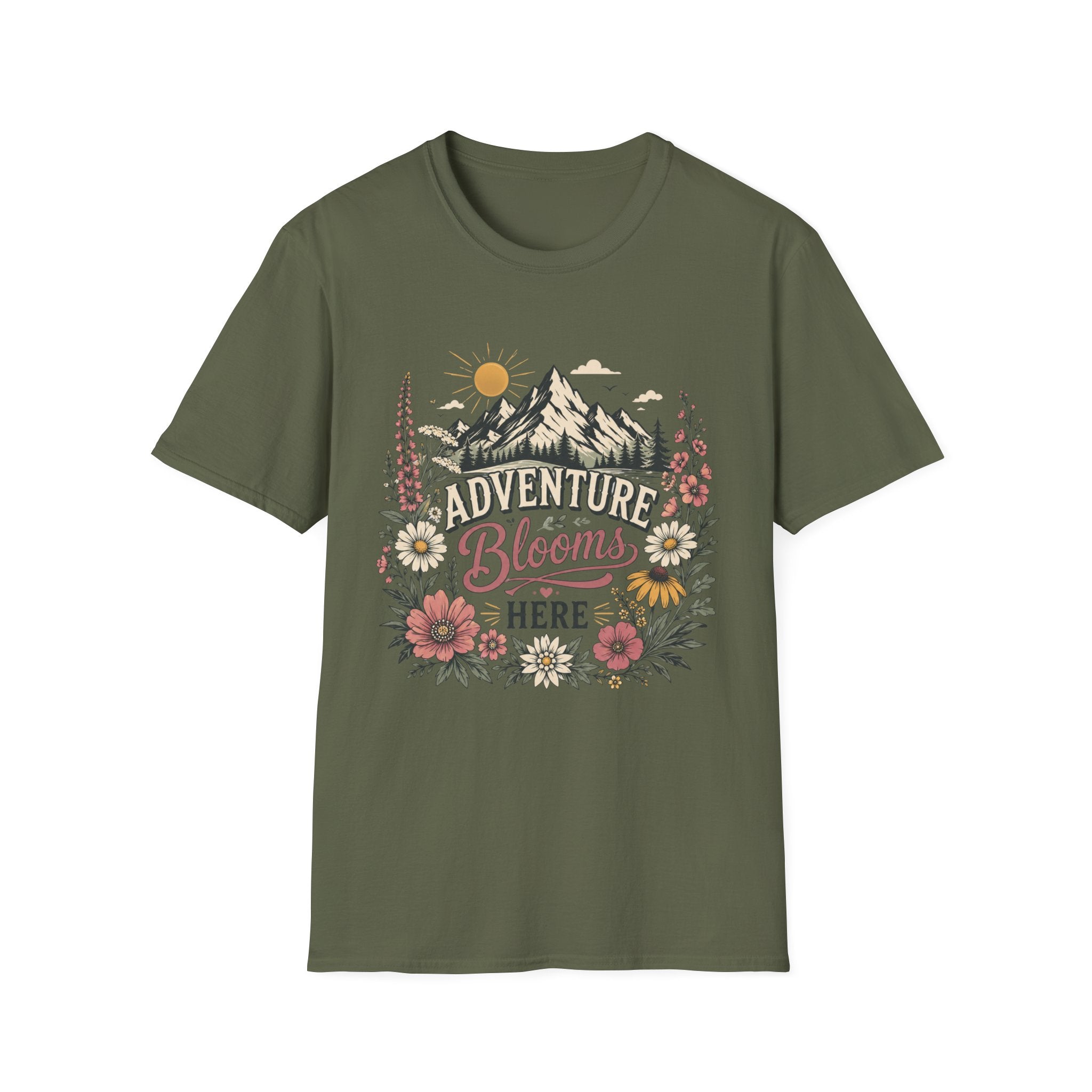 Adventure Blooms Here Tee