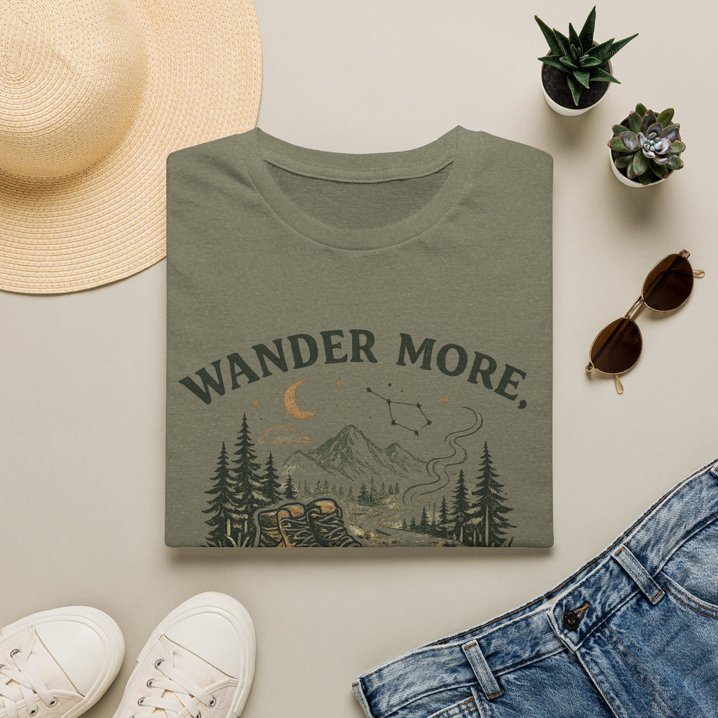 Wander More, Worry Less Tee