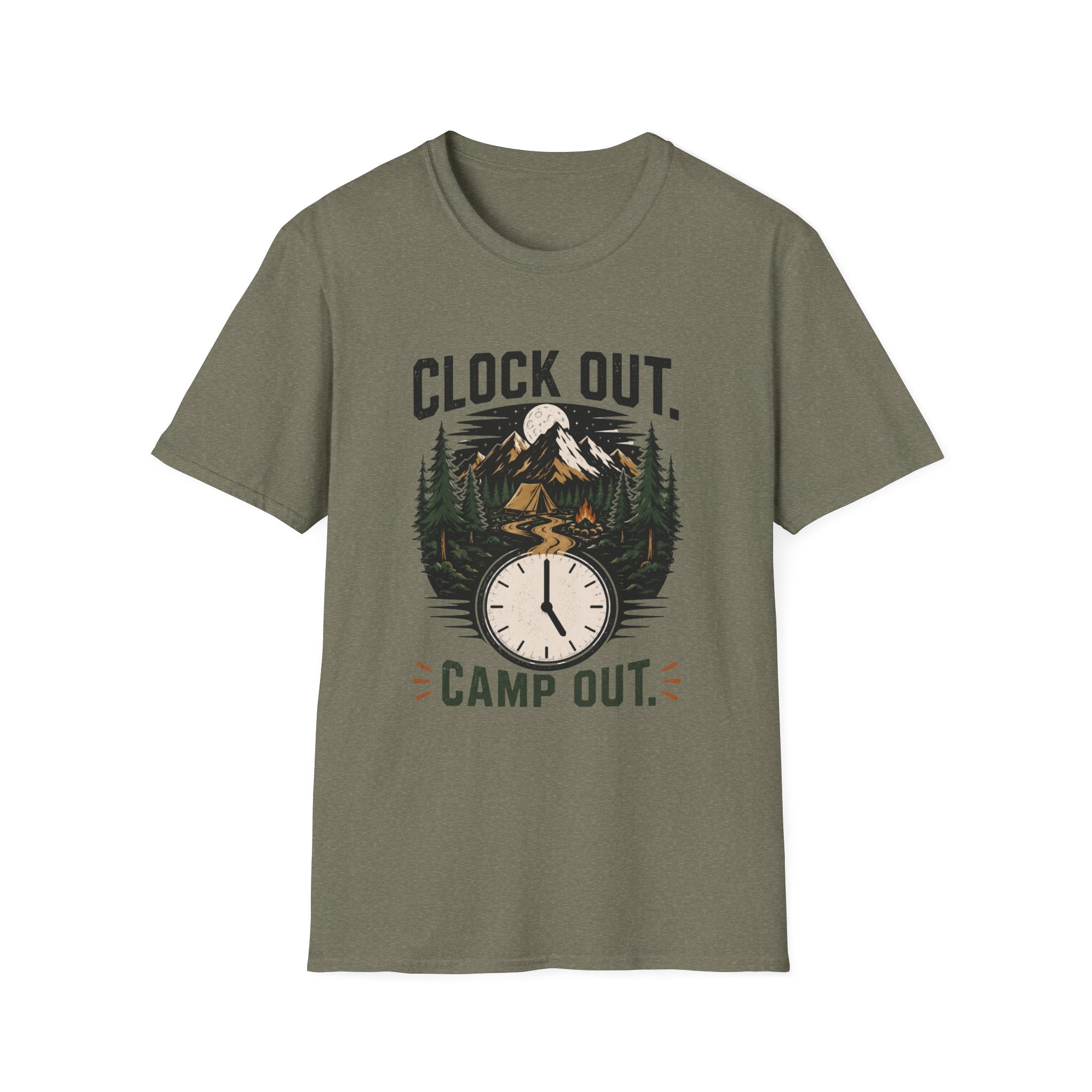 Clock Out Camping Tee