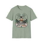 Rooted Wild Strong Moose Yoga Tee