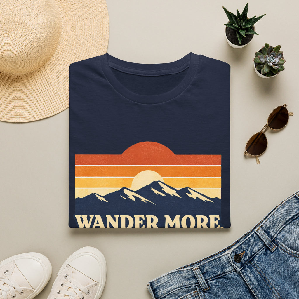 Retro Wander More, Worry Less Tee