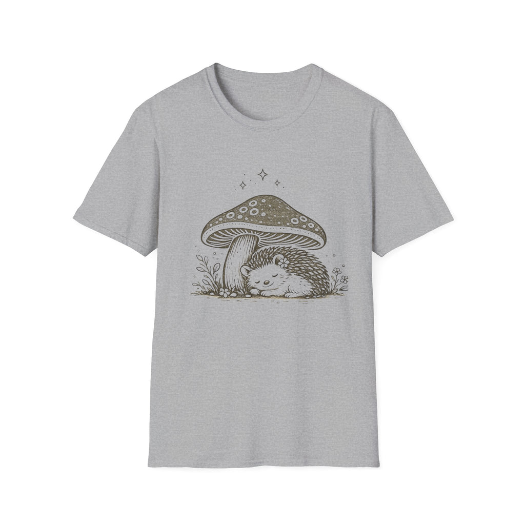 Cozy Hedgehog Mushroom Tee