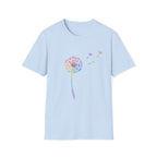 Rainbow Wishes Dandelion Tee