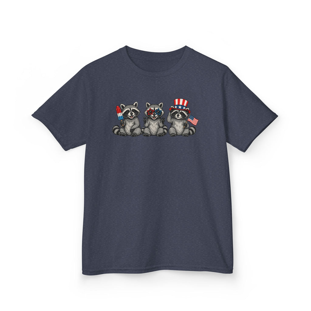 Feral and Free Raccoon Kids Tee