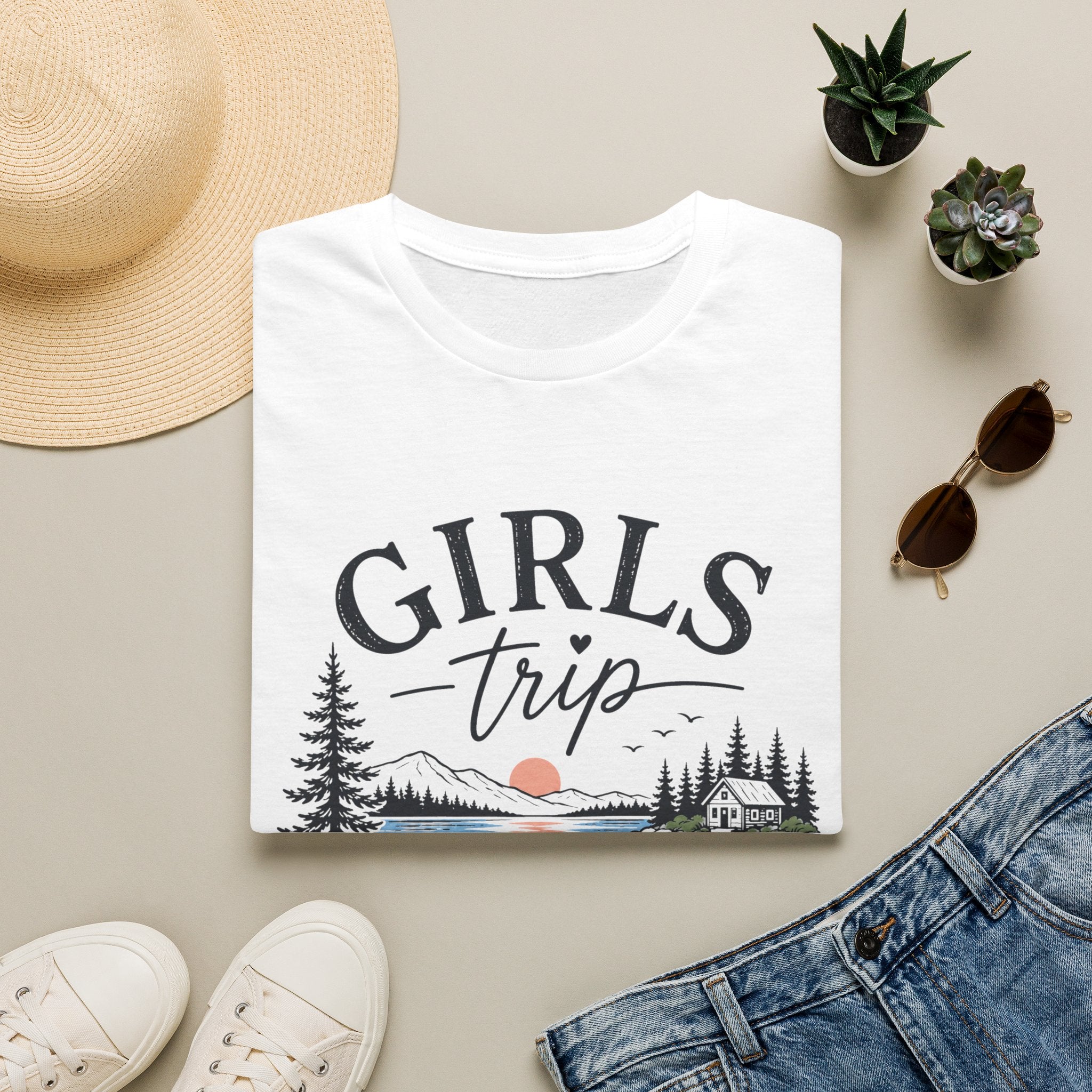 Girls Trip 2026 Lake Cabin Tee