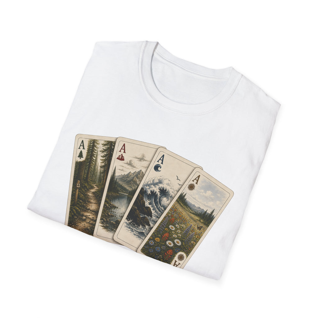 Aces of Adventure Playing Cards Tee