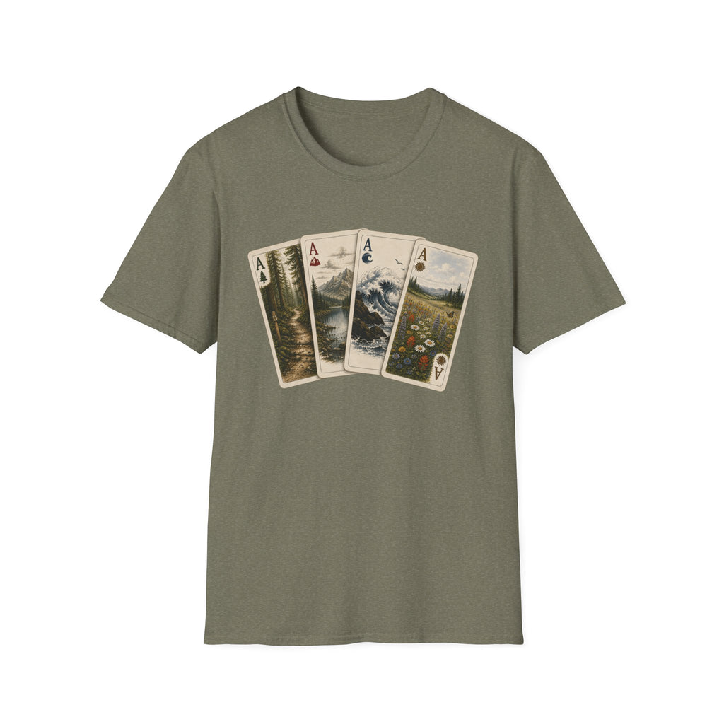 Aces of Adventure Playing Cards Tee
