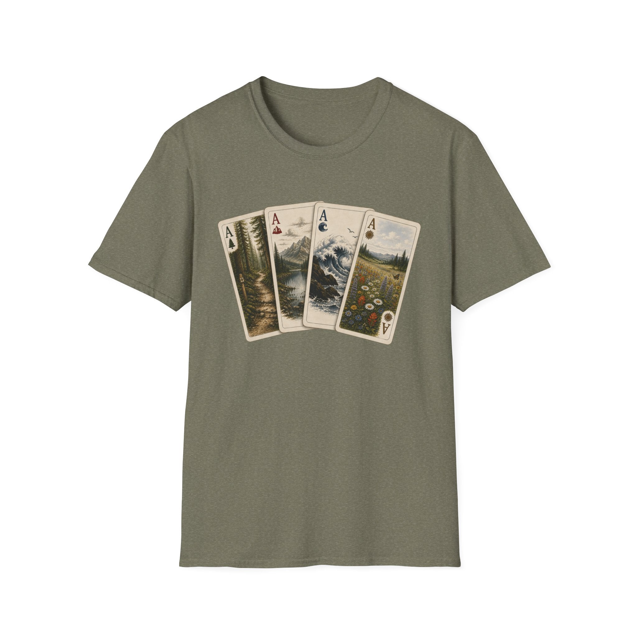 Aces of Adventure Playing Cards Tee