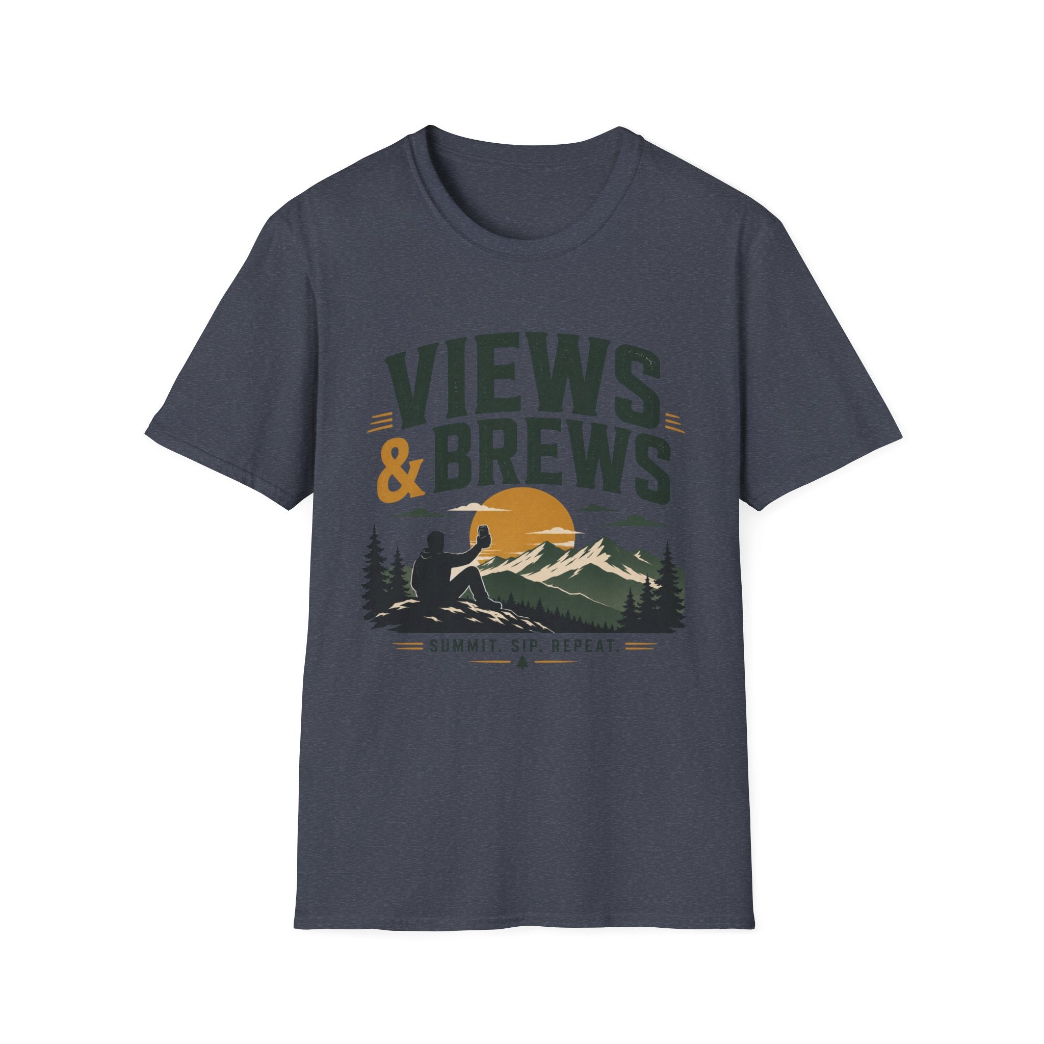 Views & Brews Men's Hiking Tee