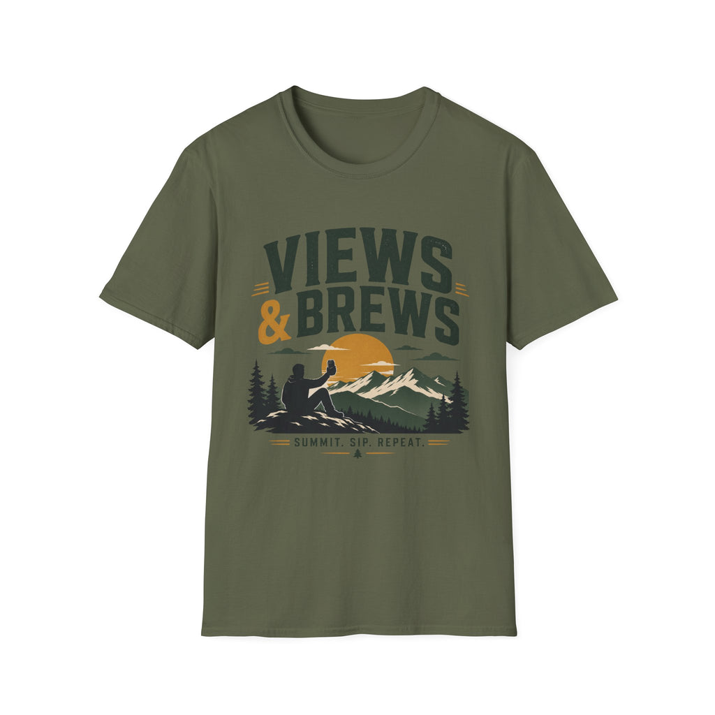 Views & Brews Men's Hiking Tee