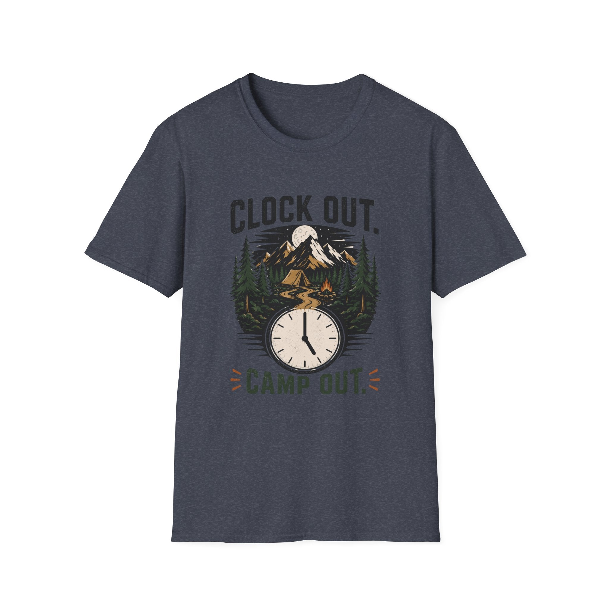 Clock Out Camping Tee