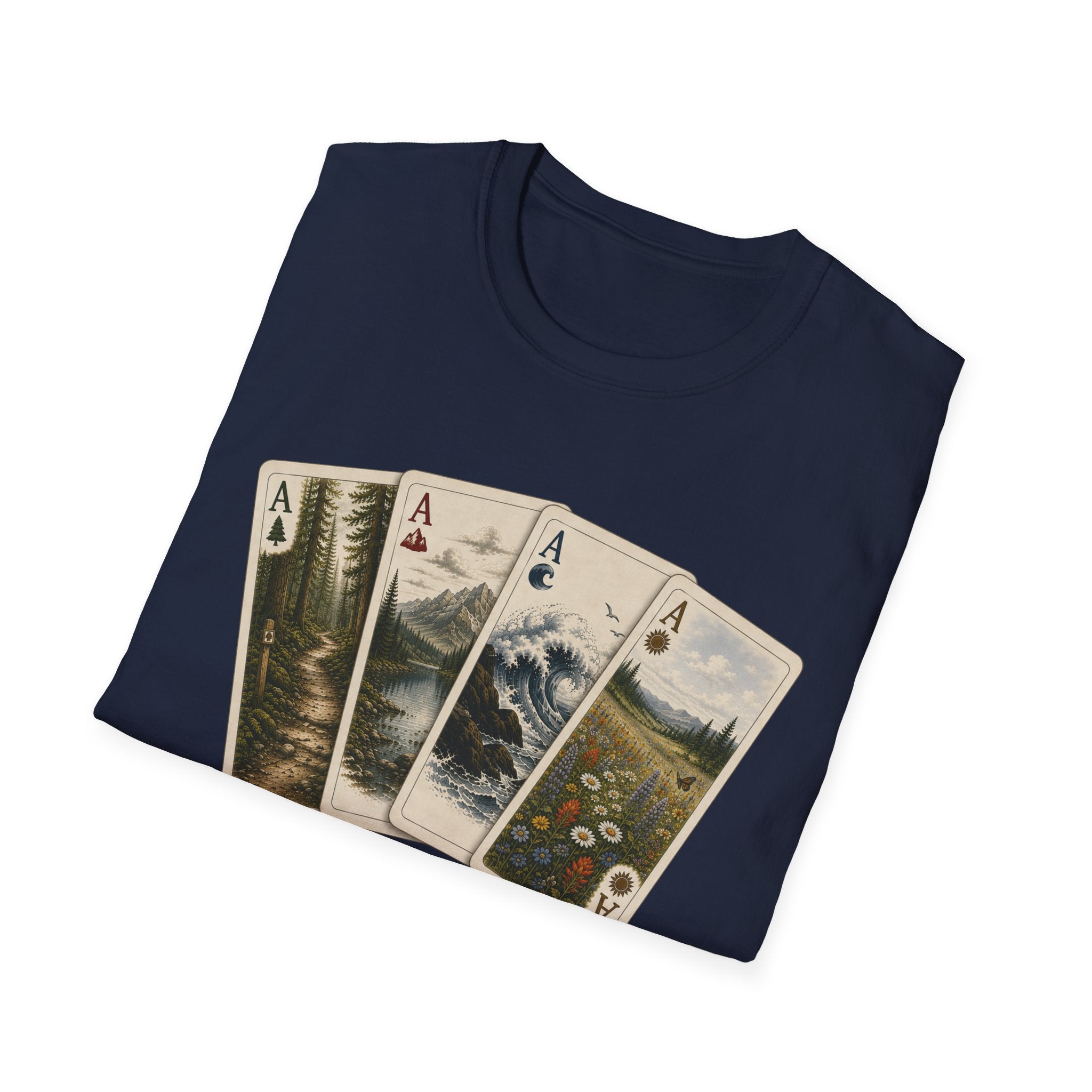 Aces of Adventure Playing Cards Tee