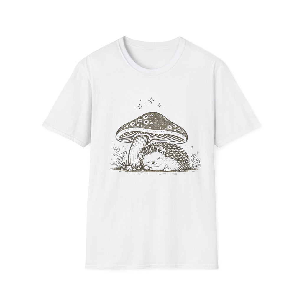 Cozy Hedgehog Mushroom Tee