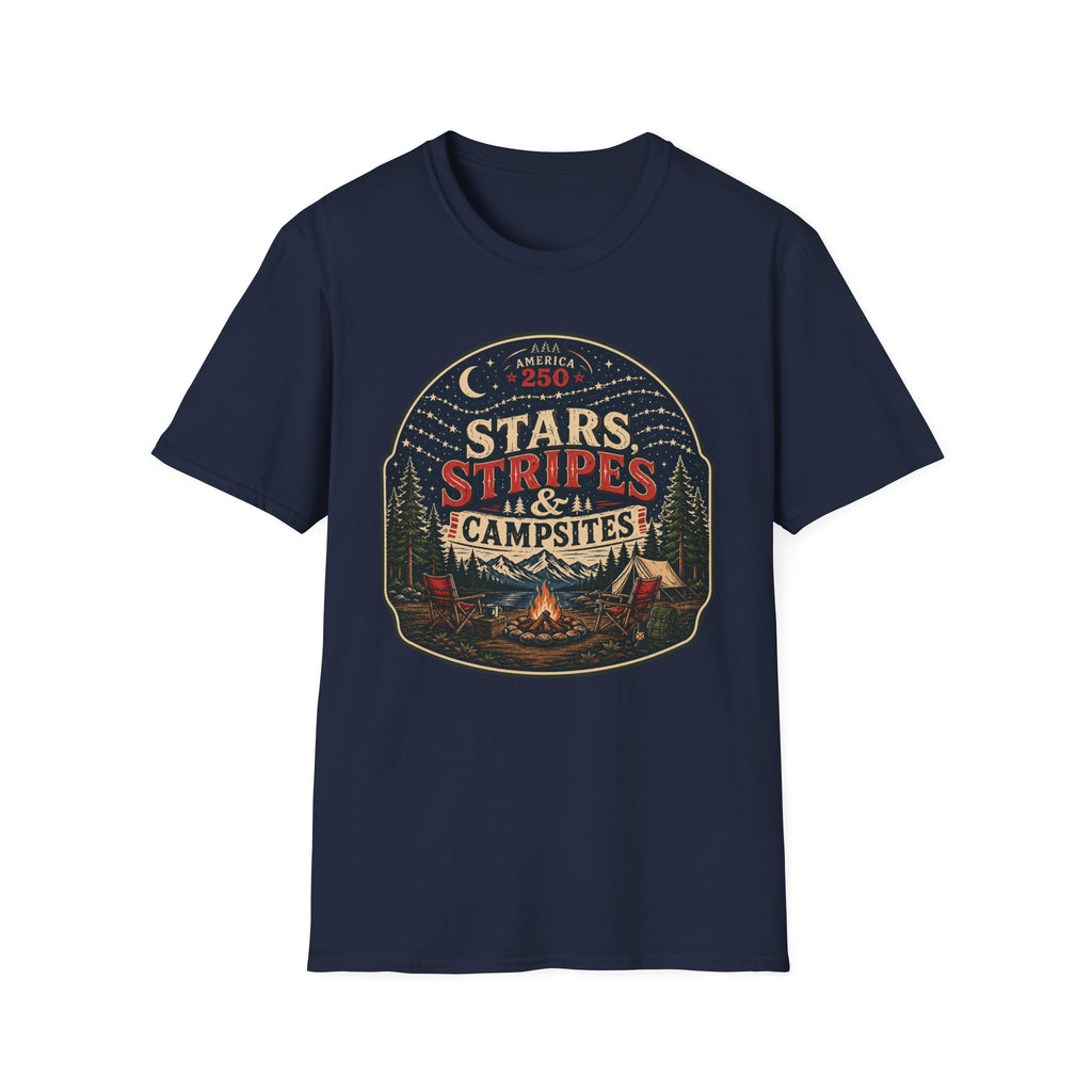 Stars, Stripes and Campsites Tee