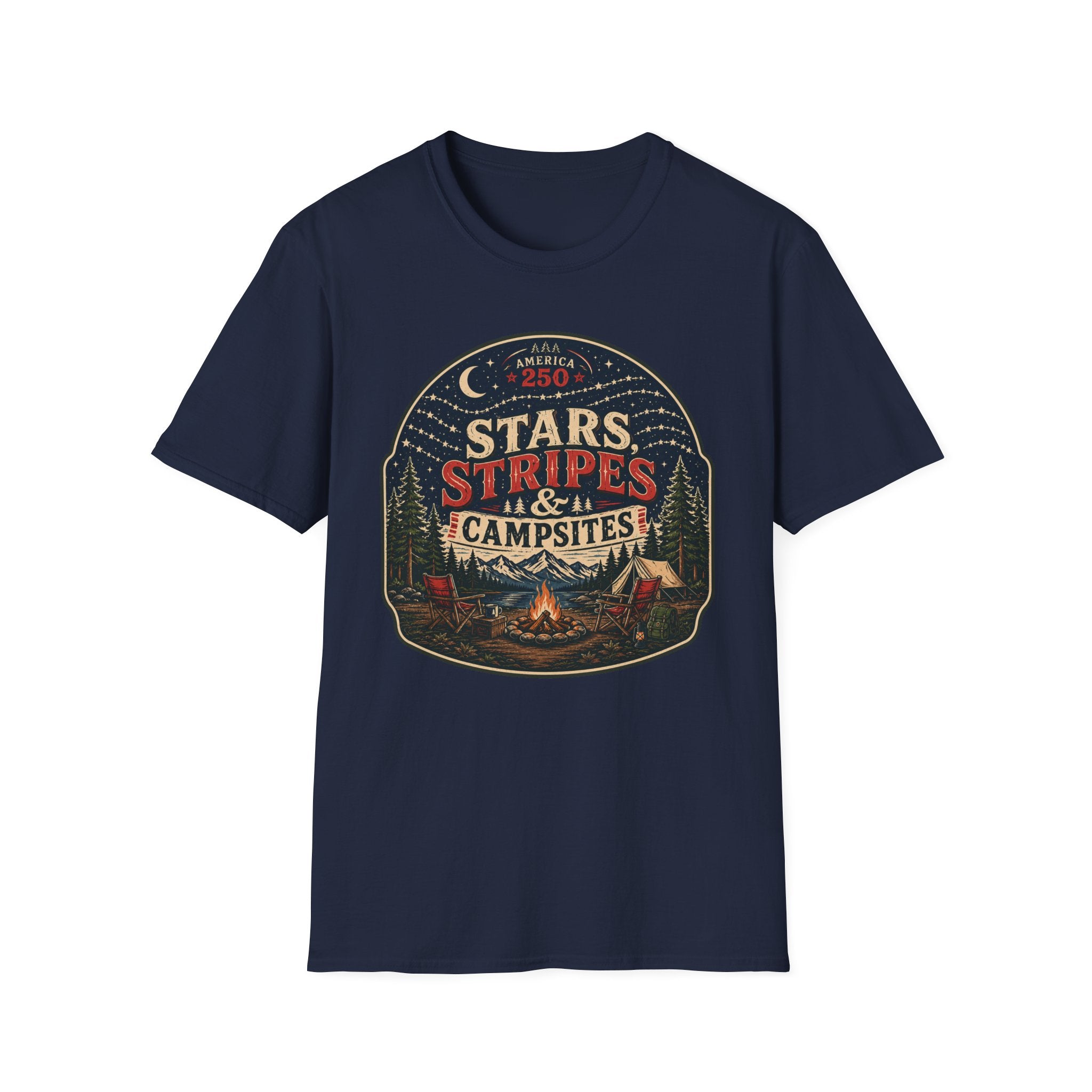 Stars, Stripes and Campsites Tee