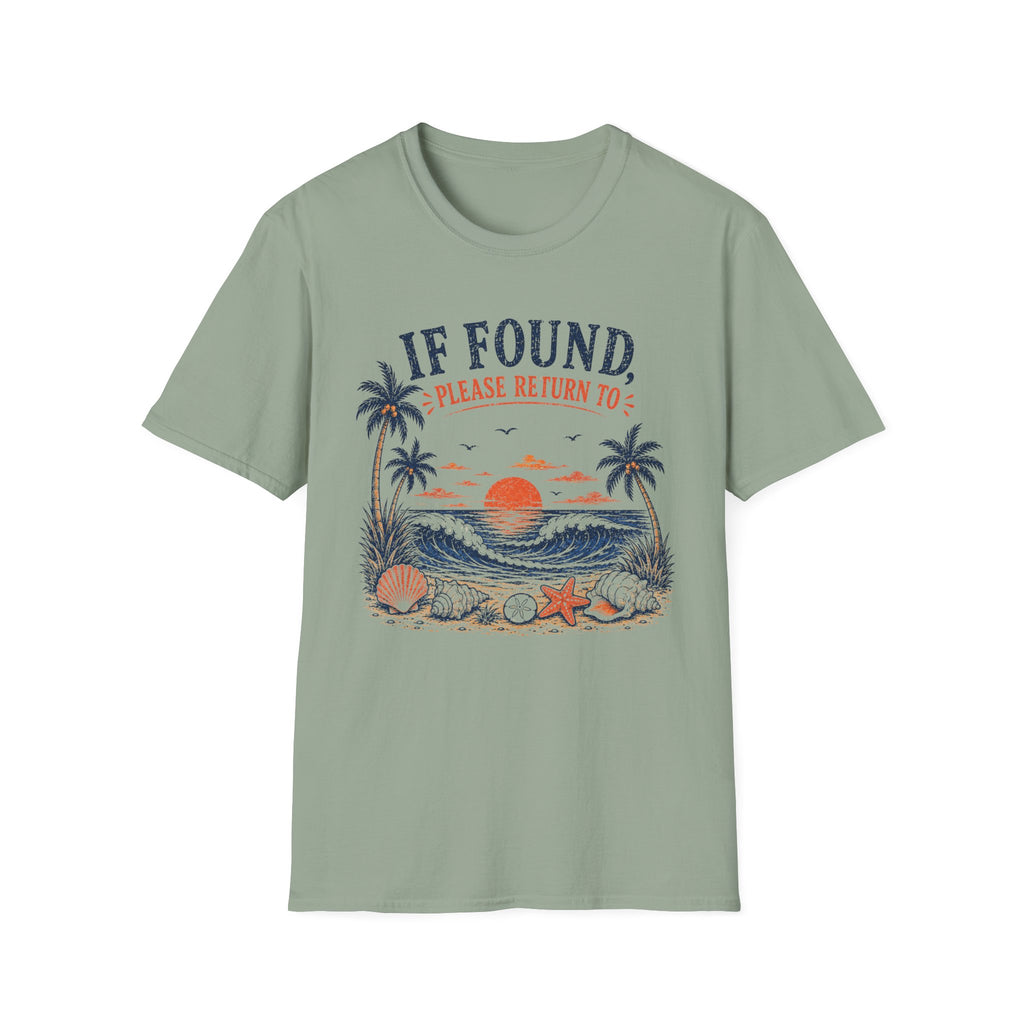 If Found Please Return To Beach Tee