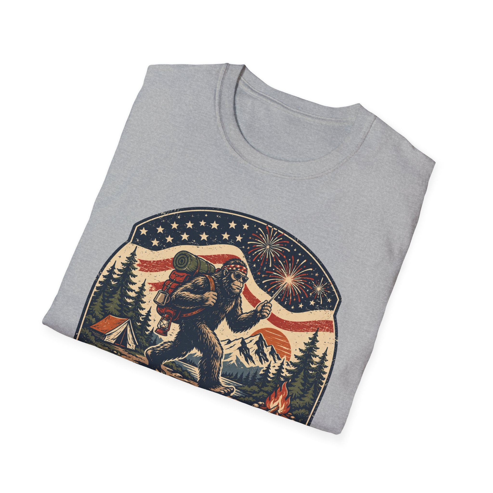 Bigfoot Loves Freedom Tee