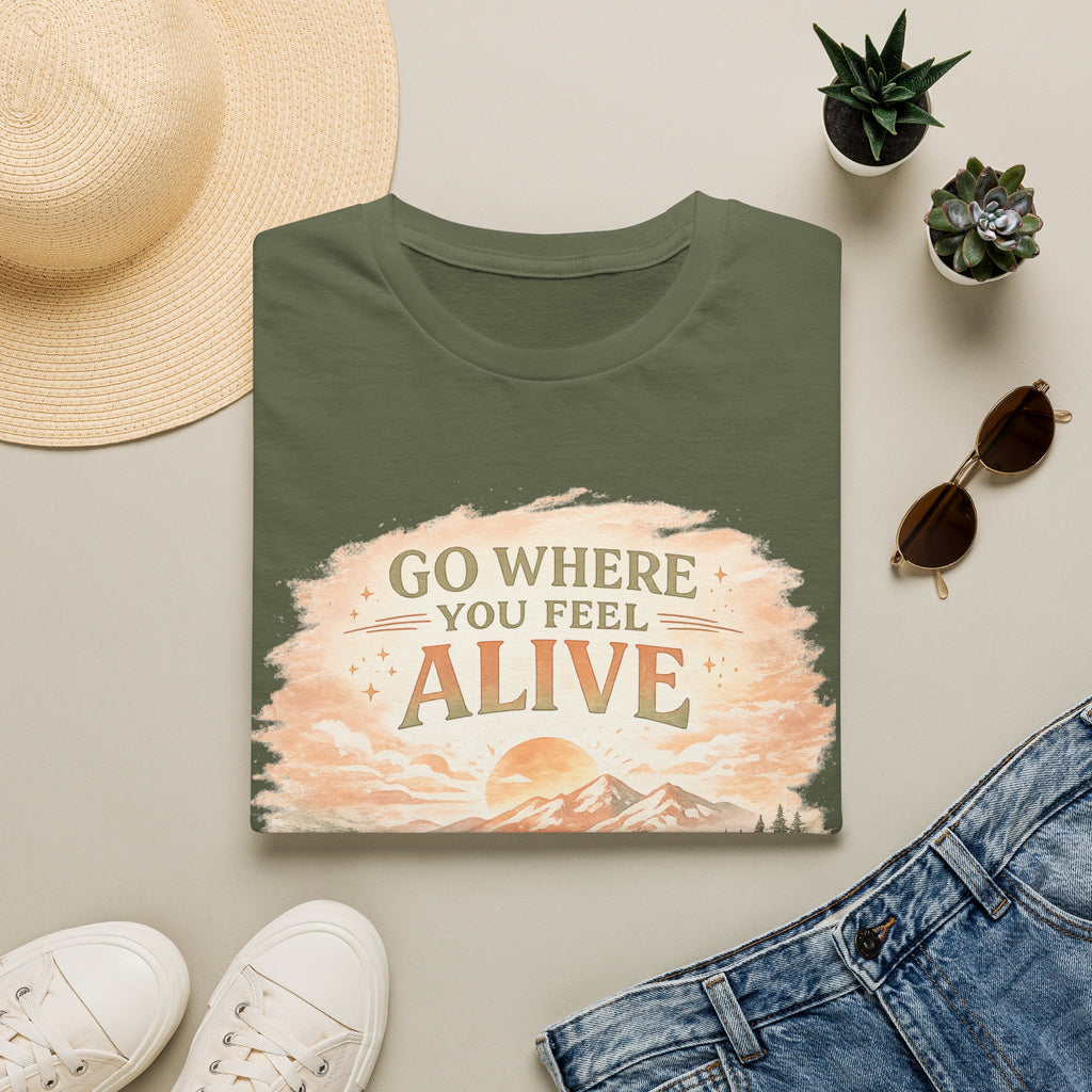 Go Where You Feel Alive Tee