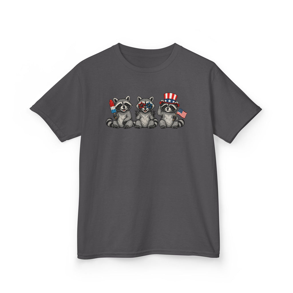Feral and Free Raccoon Kids Tee