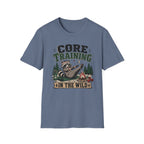 Core Training Raccoon Workout Tee