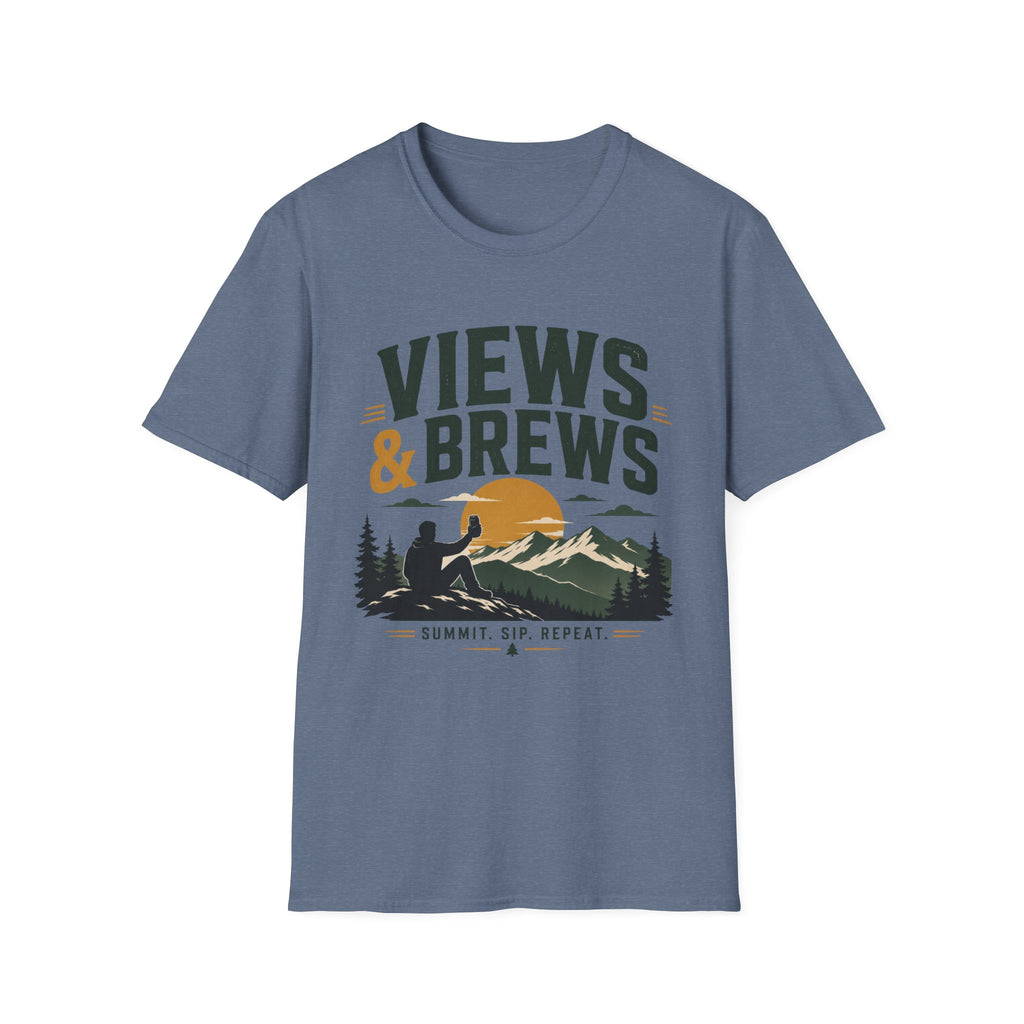 Views & Brews Men's Hiking Tee