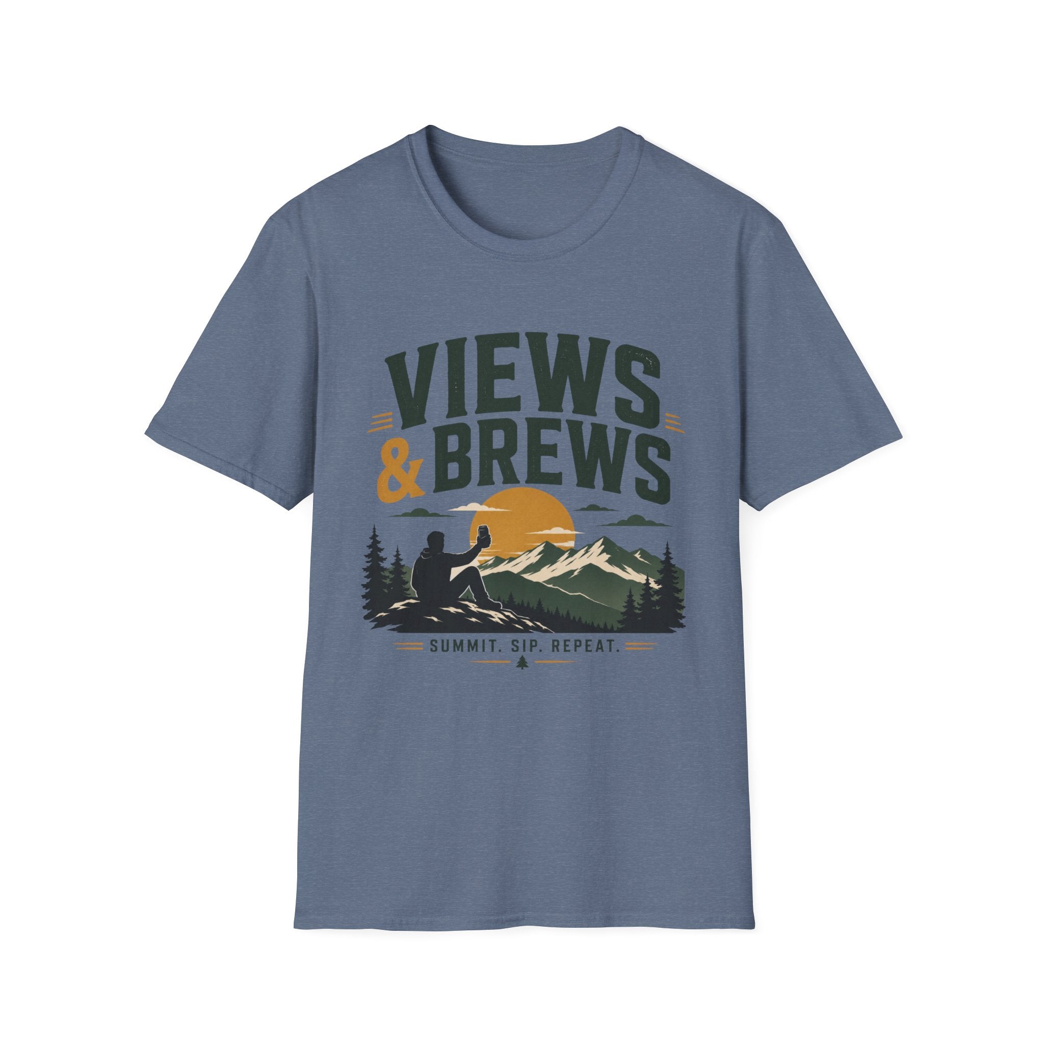 Views & Brews Men's Hiking Tee