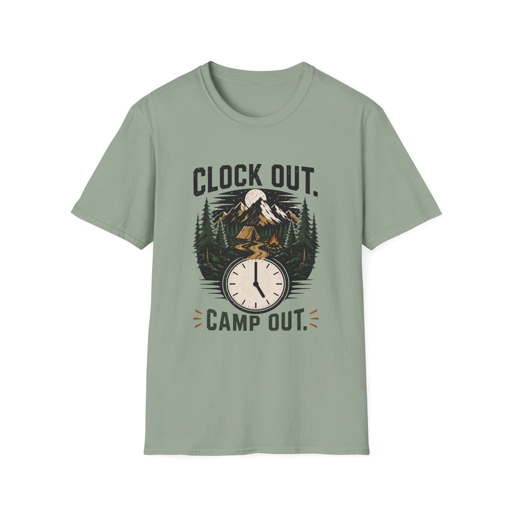 Clock Out Camping Tee