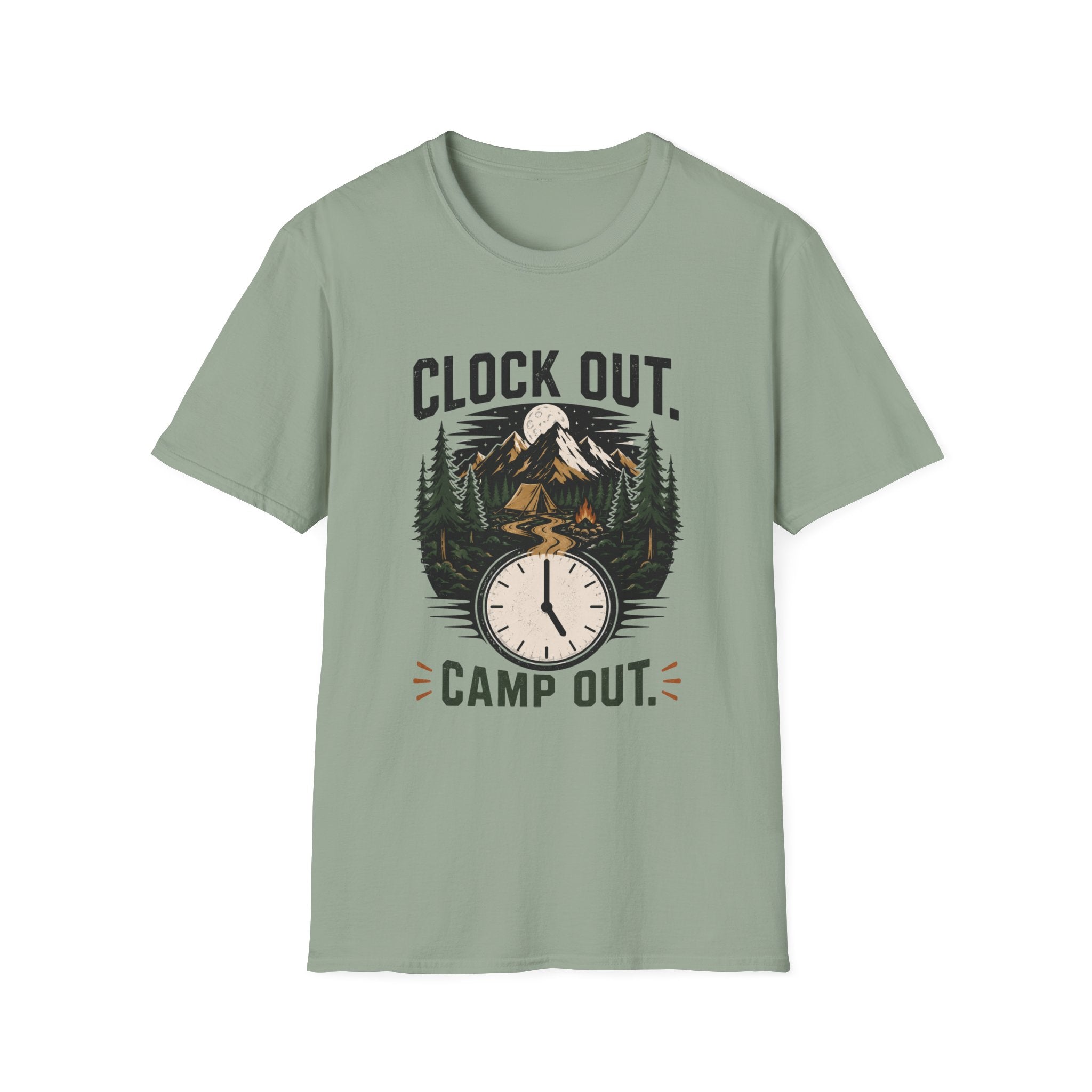 Clock Out Camping Tee