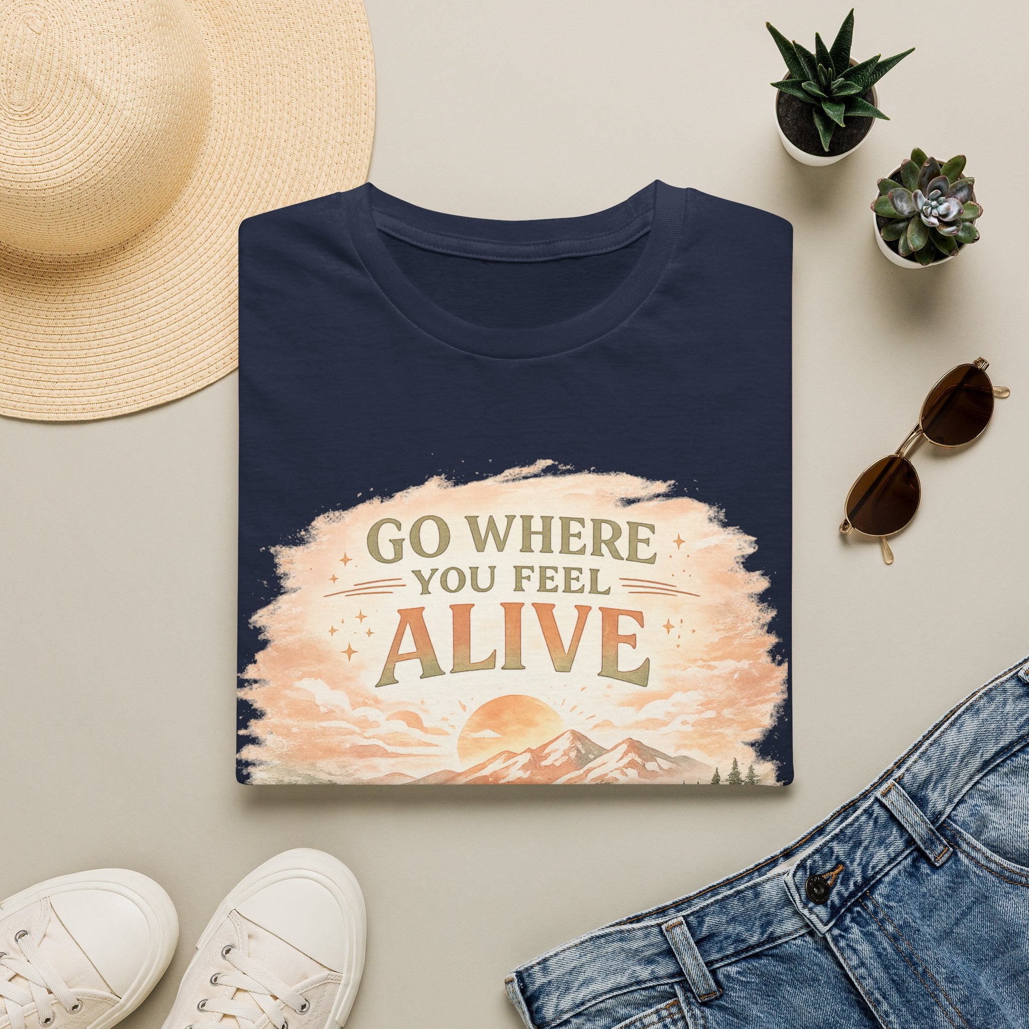 Go Where You Feel Alive Tee