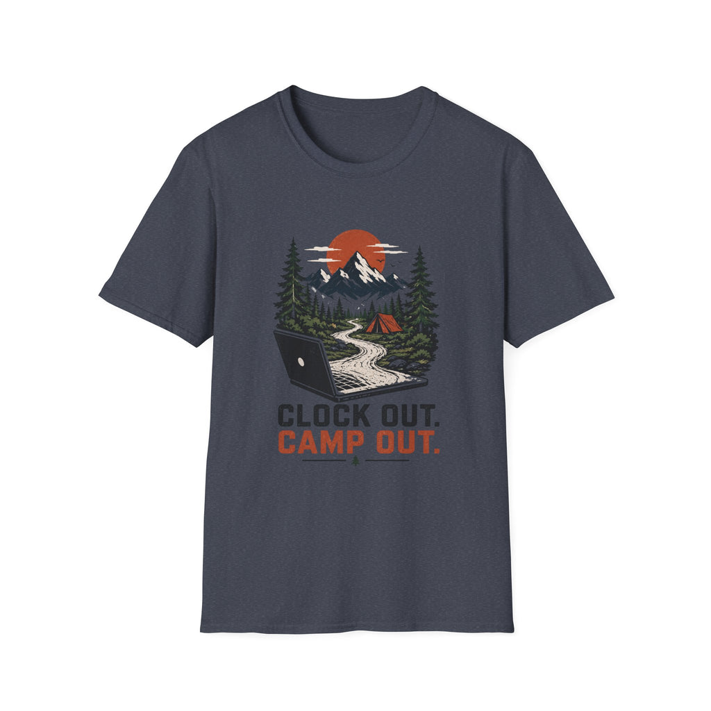 Clock Out, Camp Out Tee