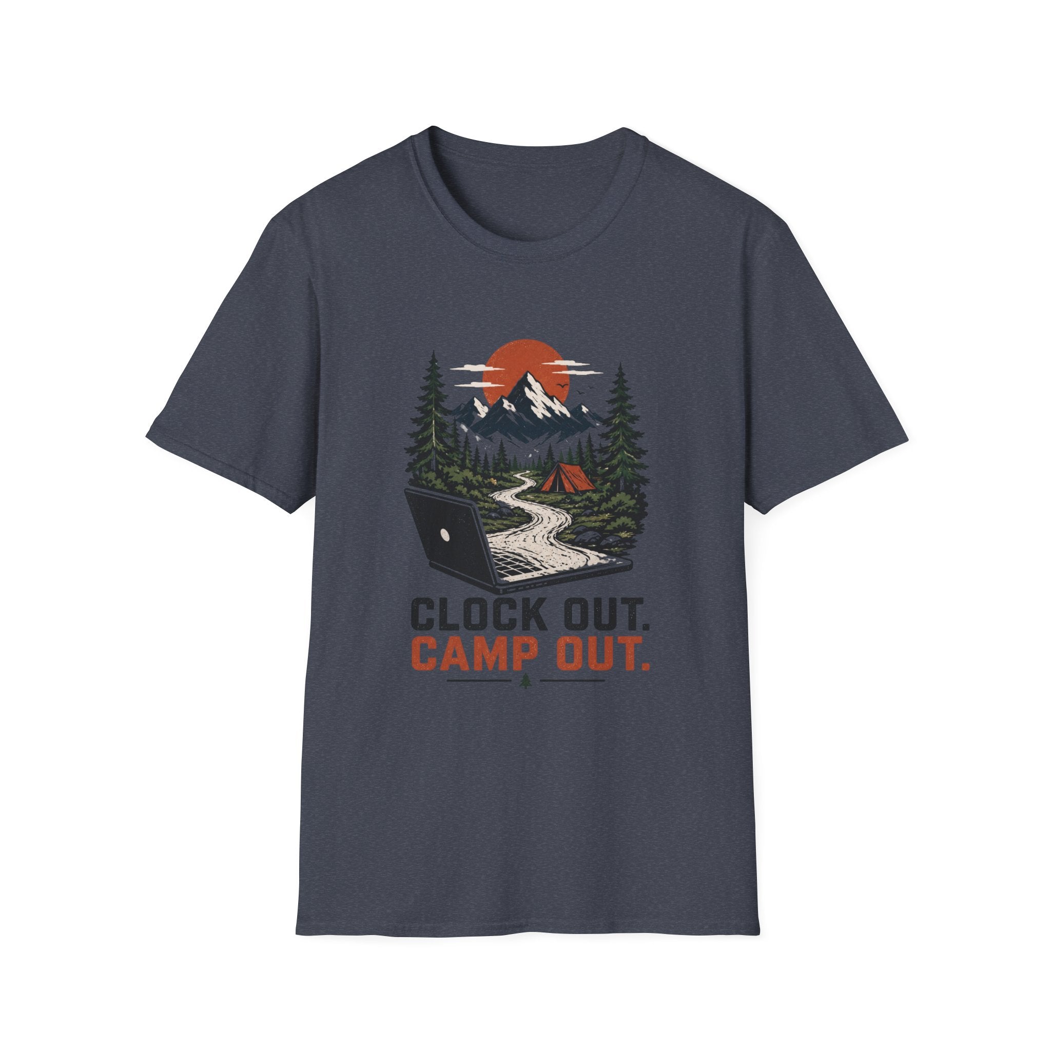 Clock Out, Camp Out Tee