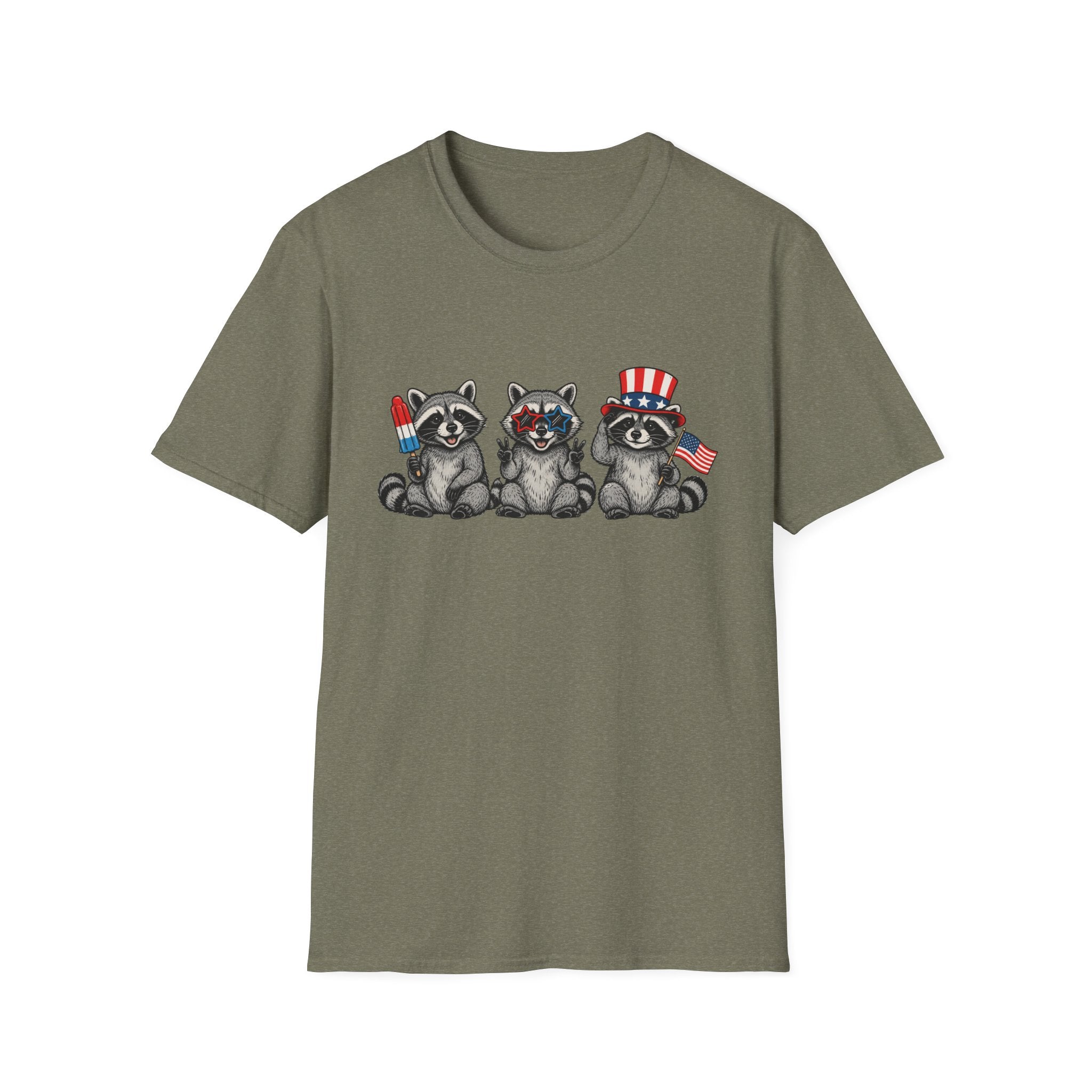 Feral and Free Raccoon Tee