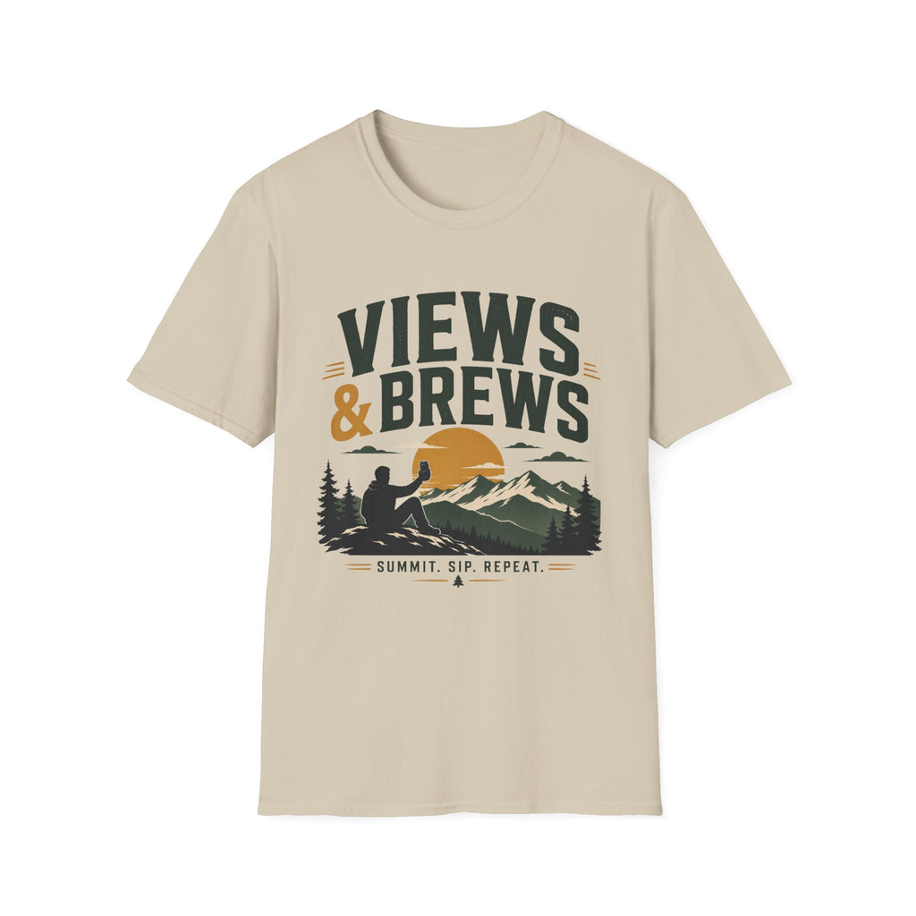 Views & Brews Men's Hiking Tee
