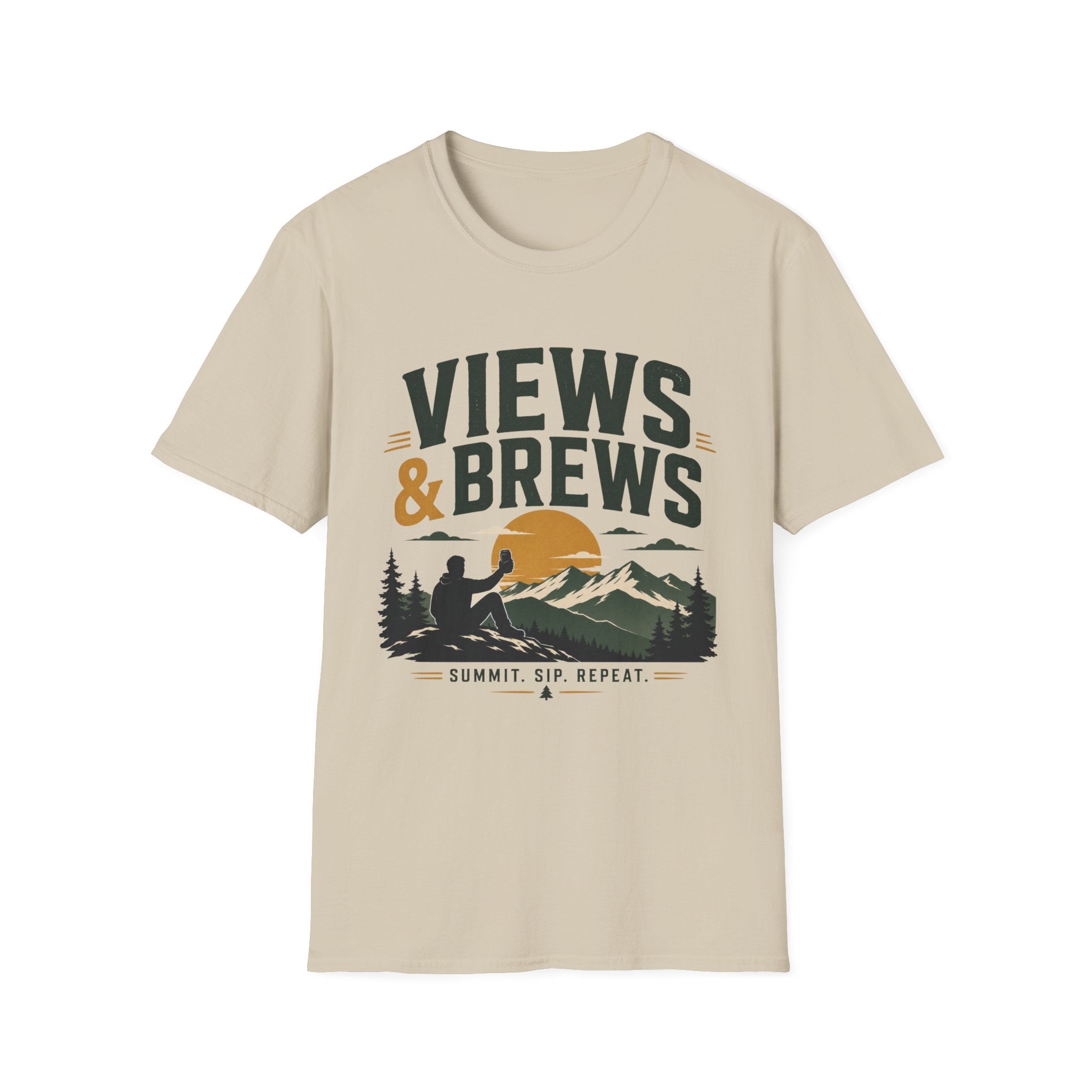 Views & Brews Men's Hiking Tee