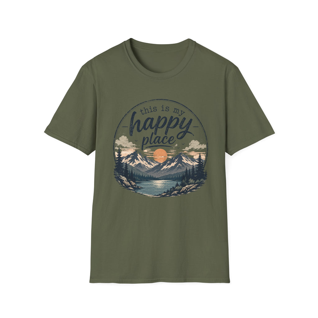 This Is My Happy Place Mountain Tee