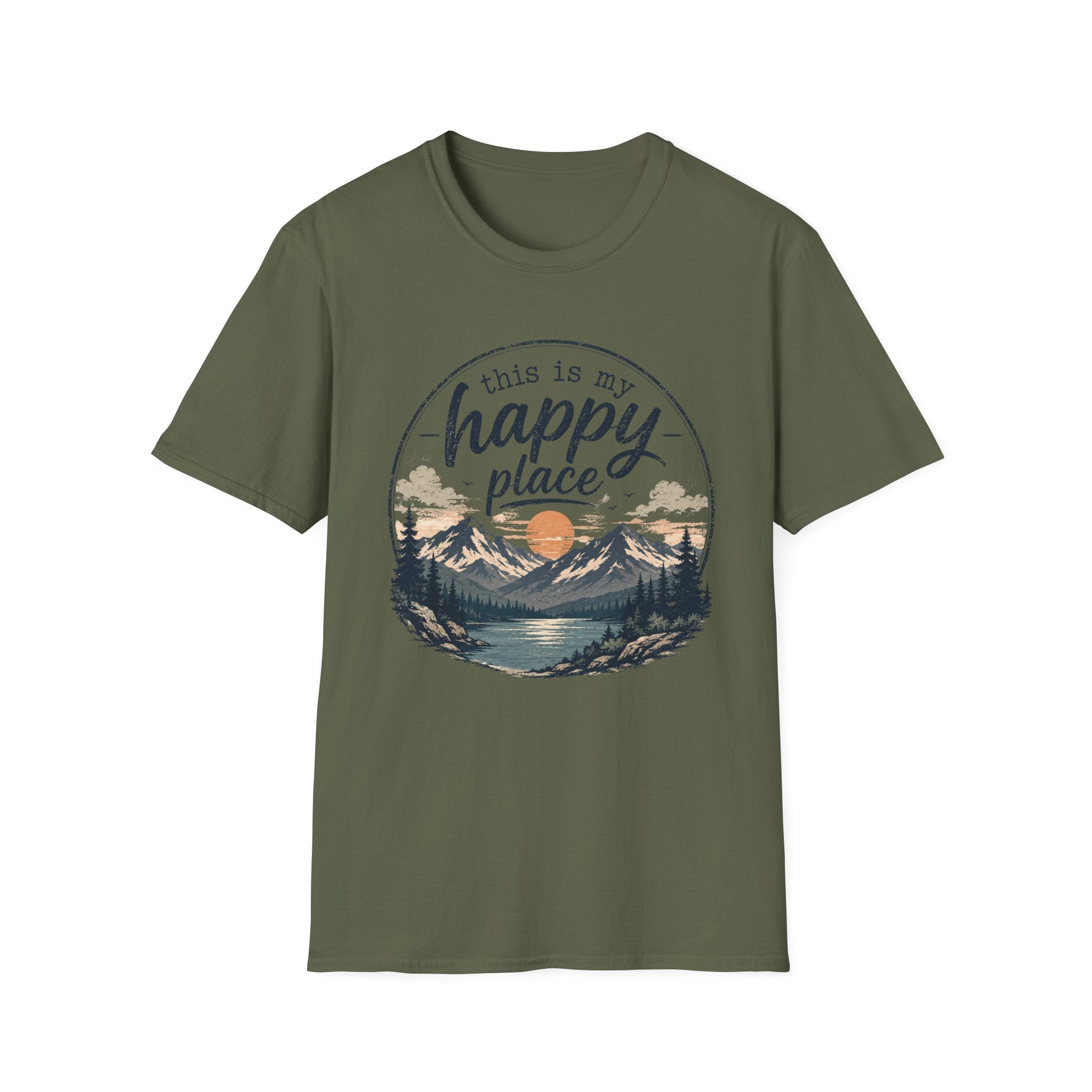 This Is My Happy Place Mountain Tee