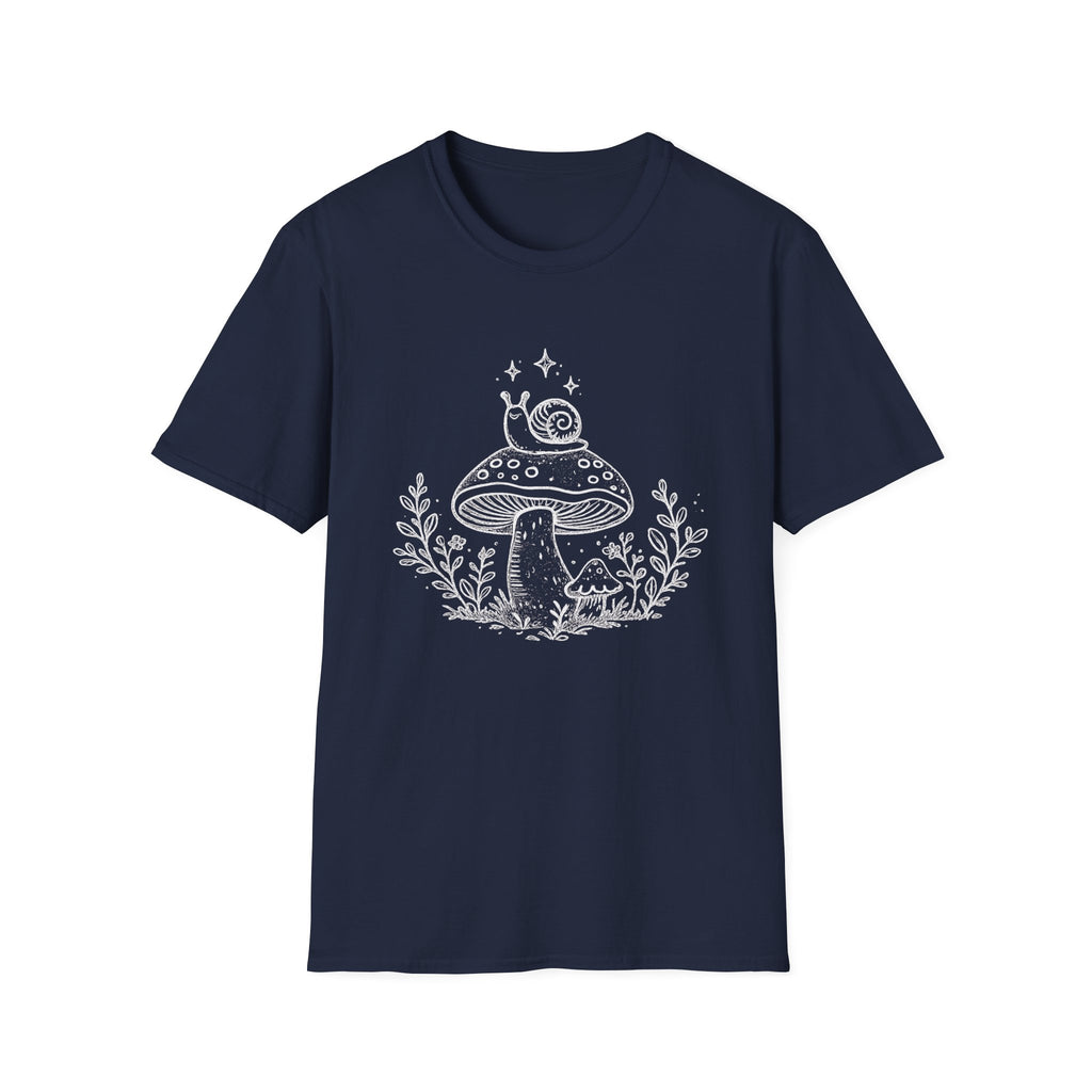 Cozy Snail Mushroom Tee