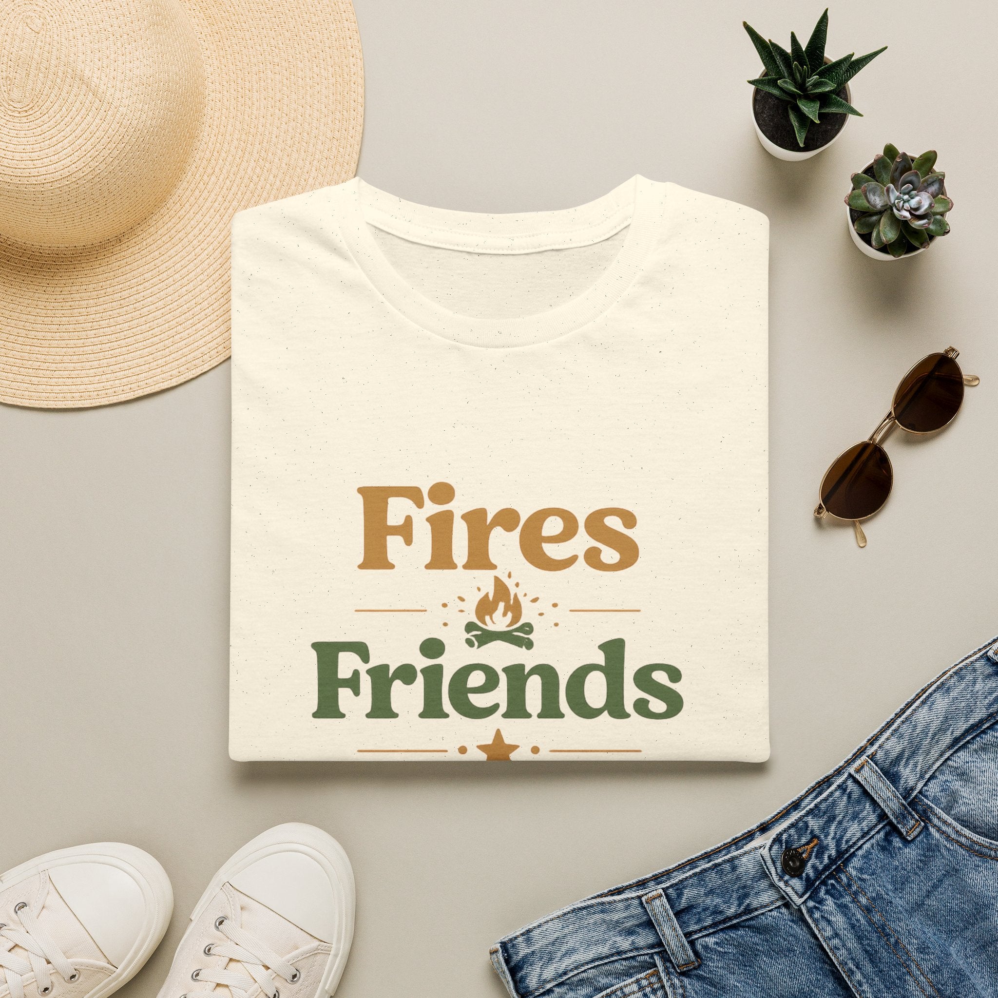 Fires, Friends & Forest Tee