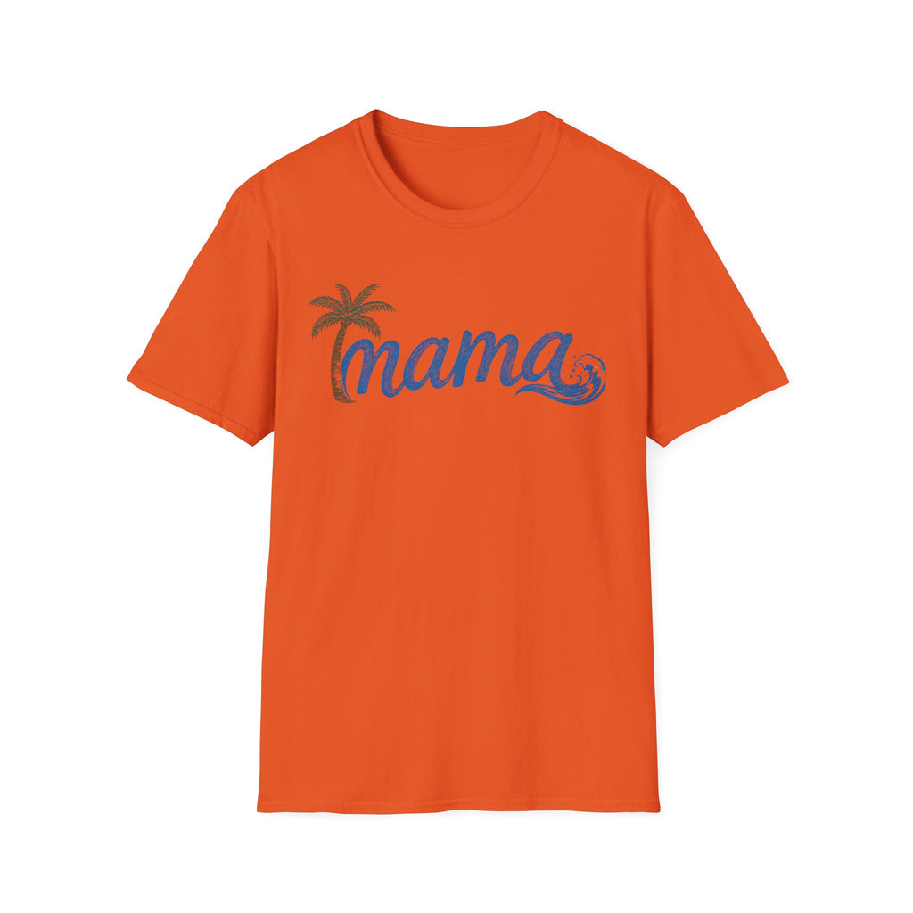 Coastal Mama Palm Tree & Wave Tee