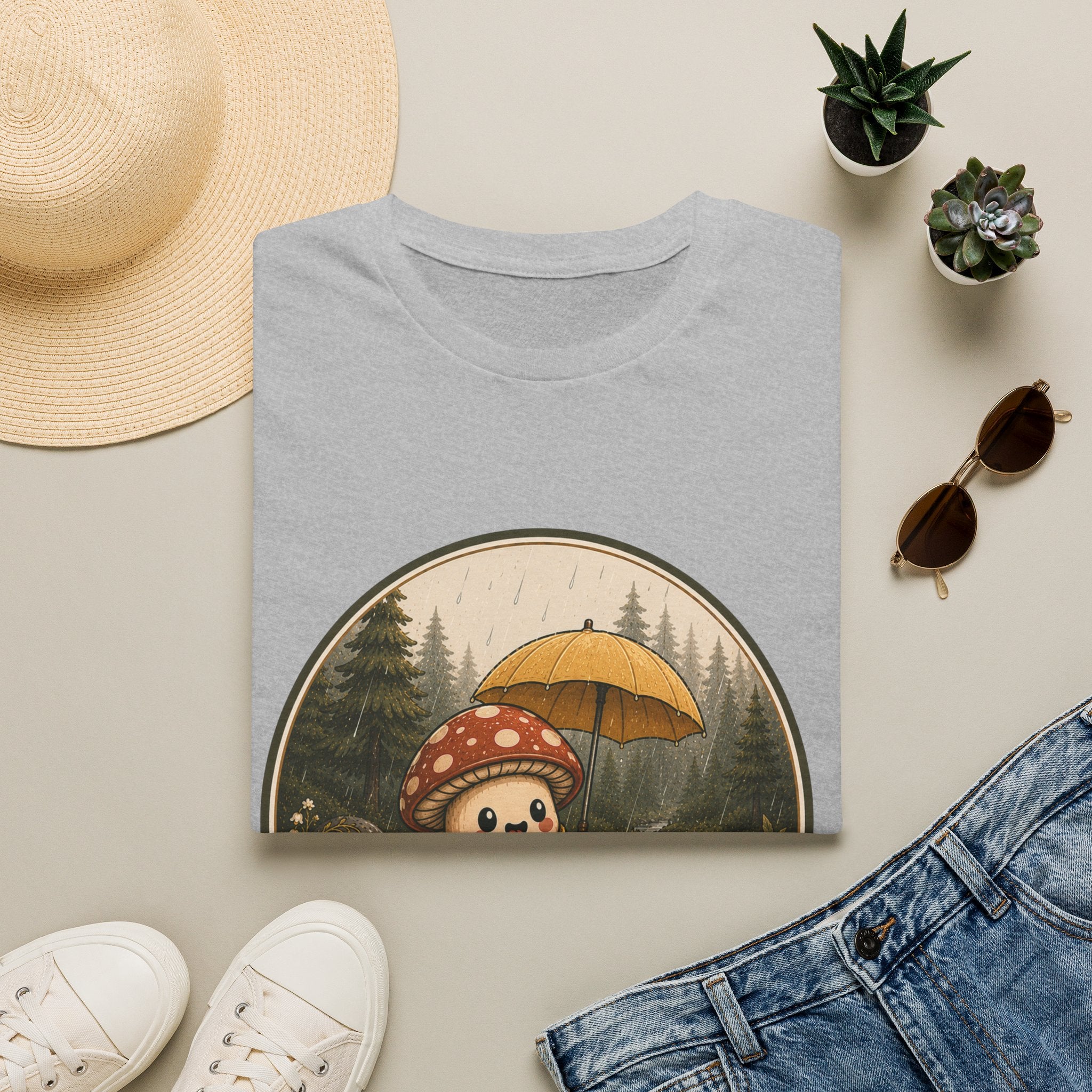 Rainy Day Wanderer Mushroom Tee