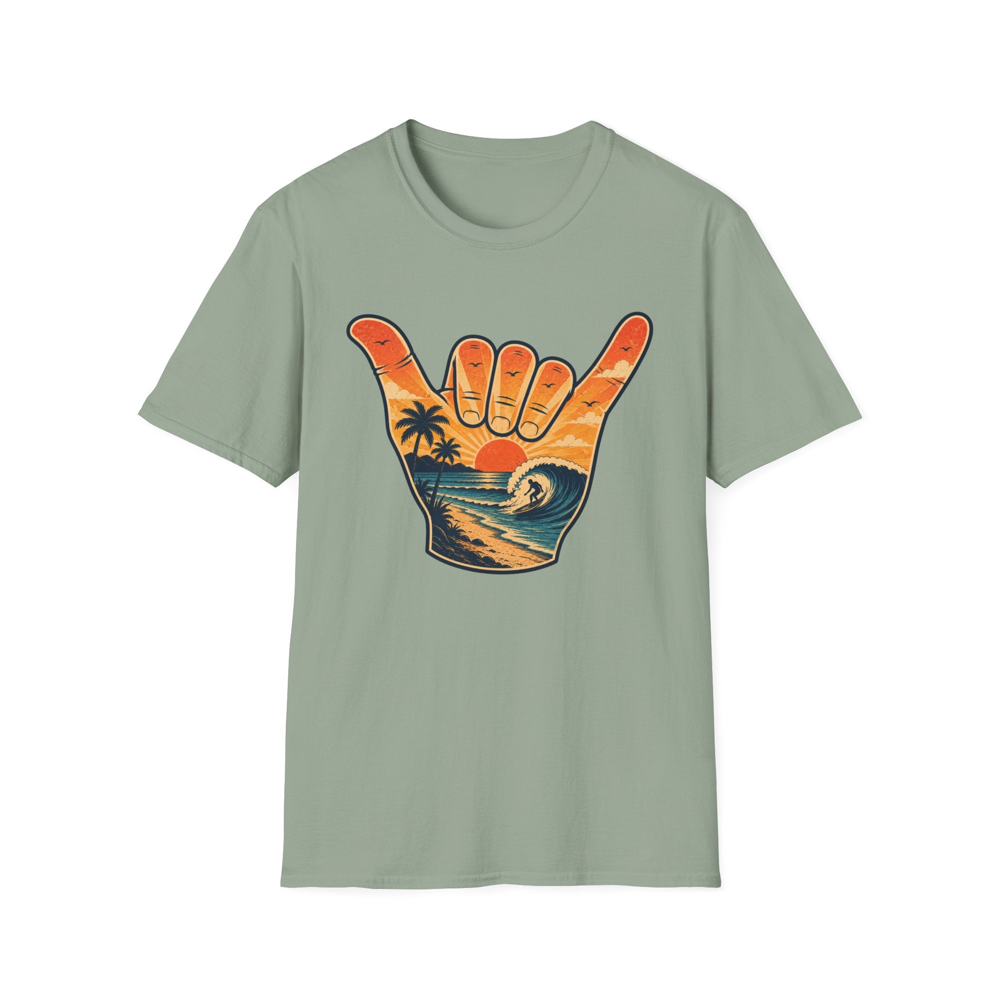 Hang Loose Sunset Surf Tee