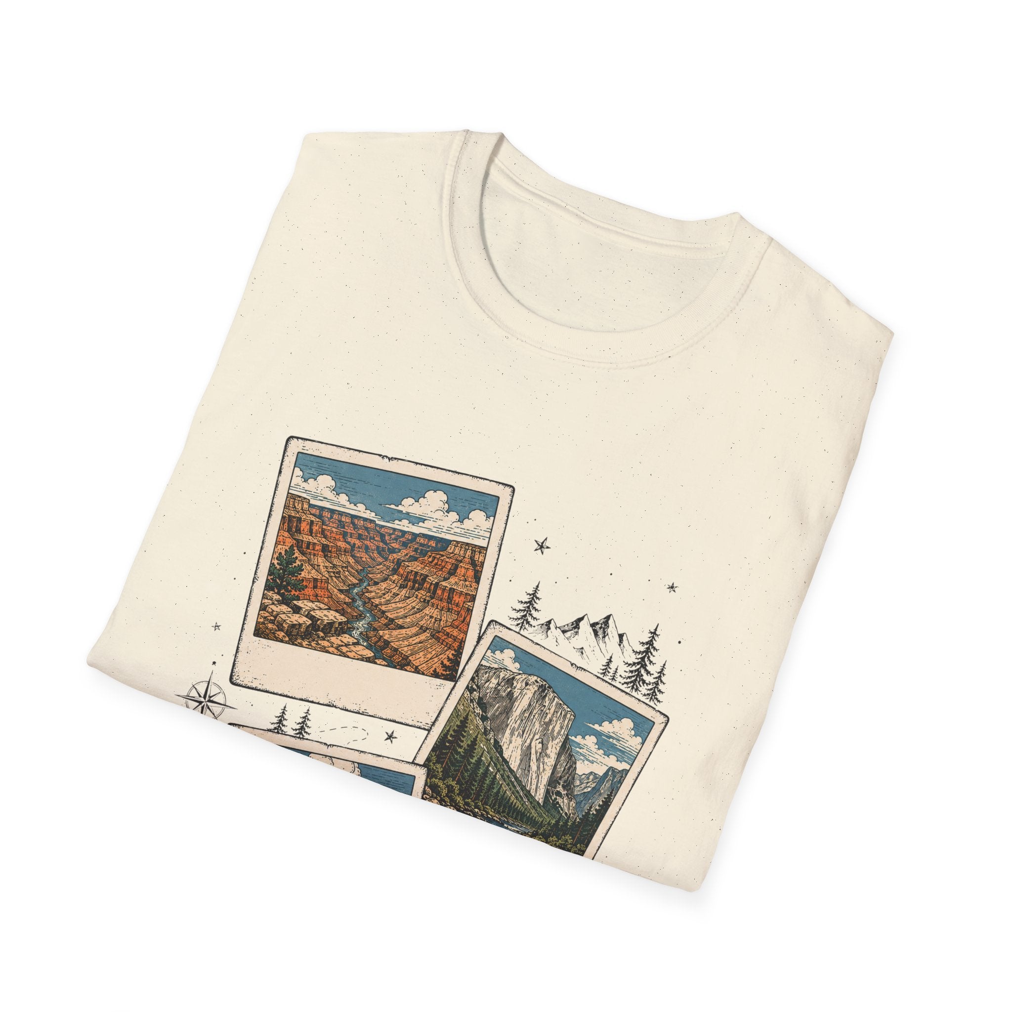 Adventure Travel Collage Tee