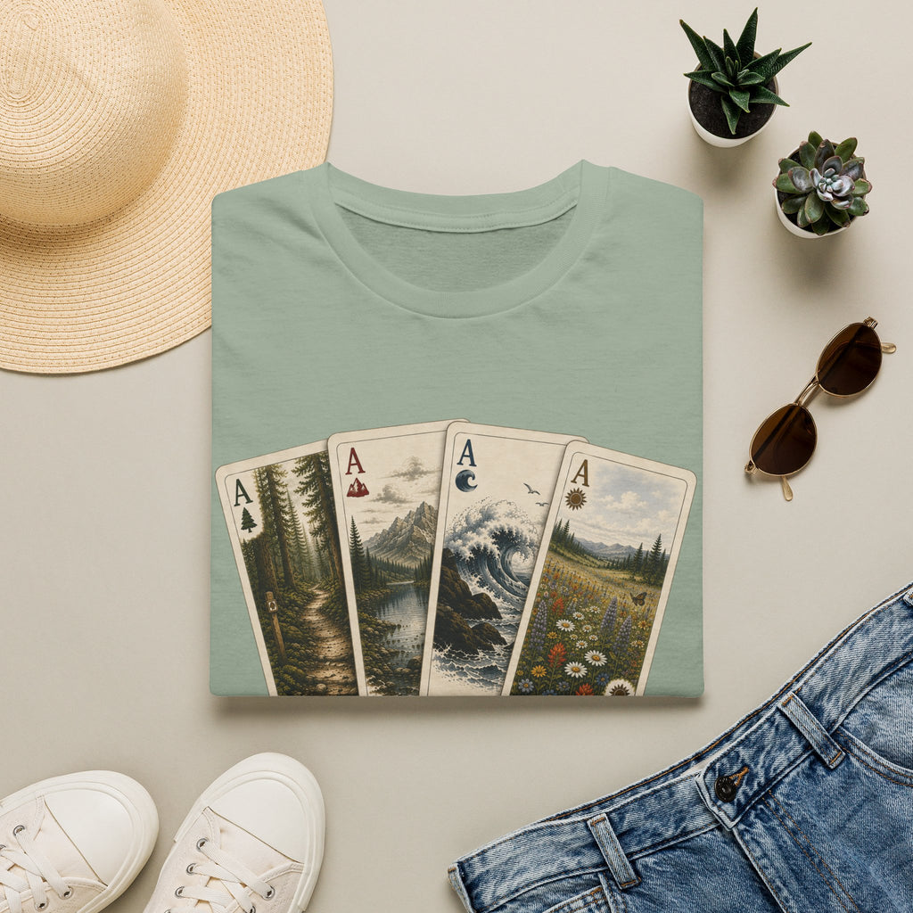 Aces of Adventure Playing Cards Tee