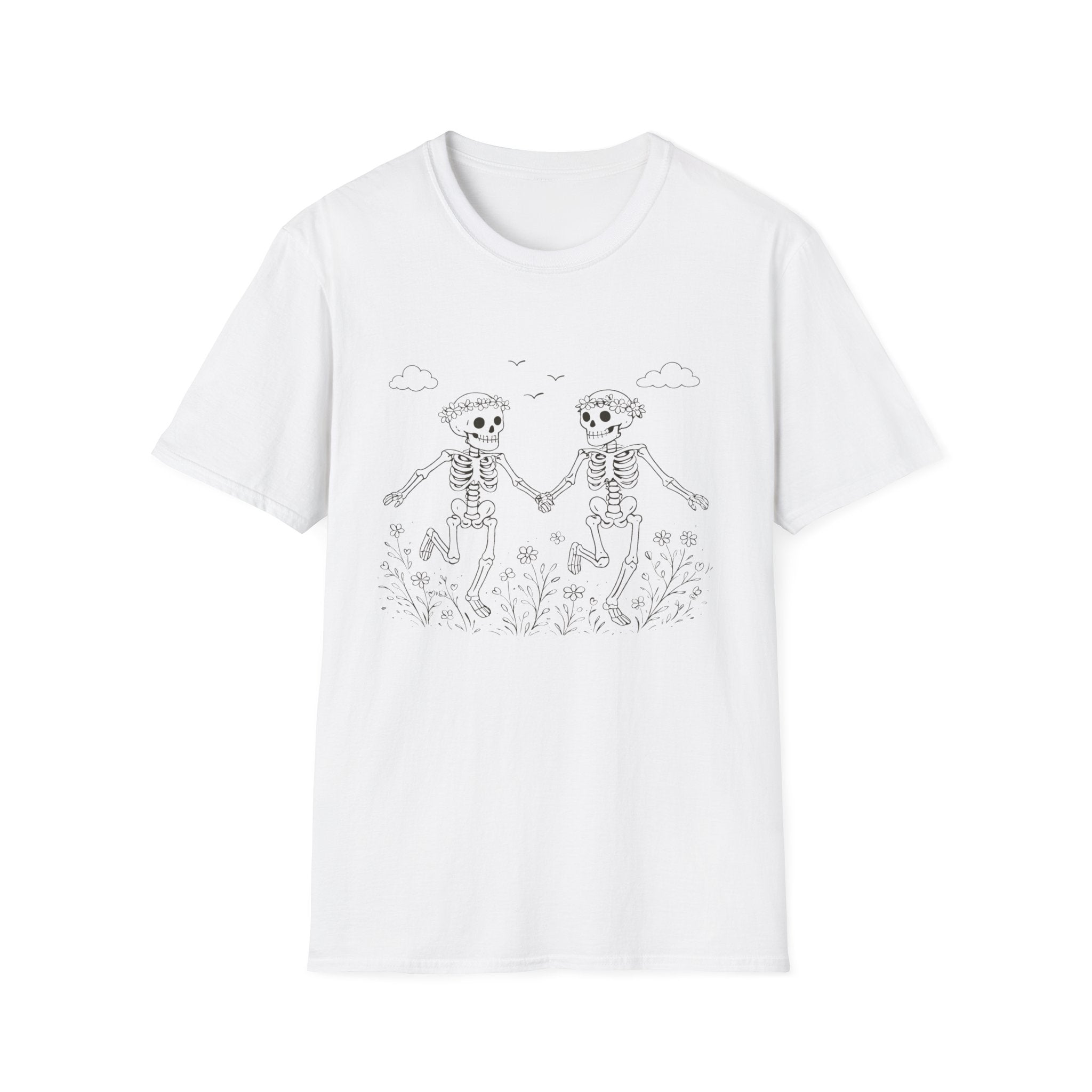 Dancing Skeleton Wildflower Tee