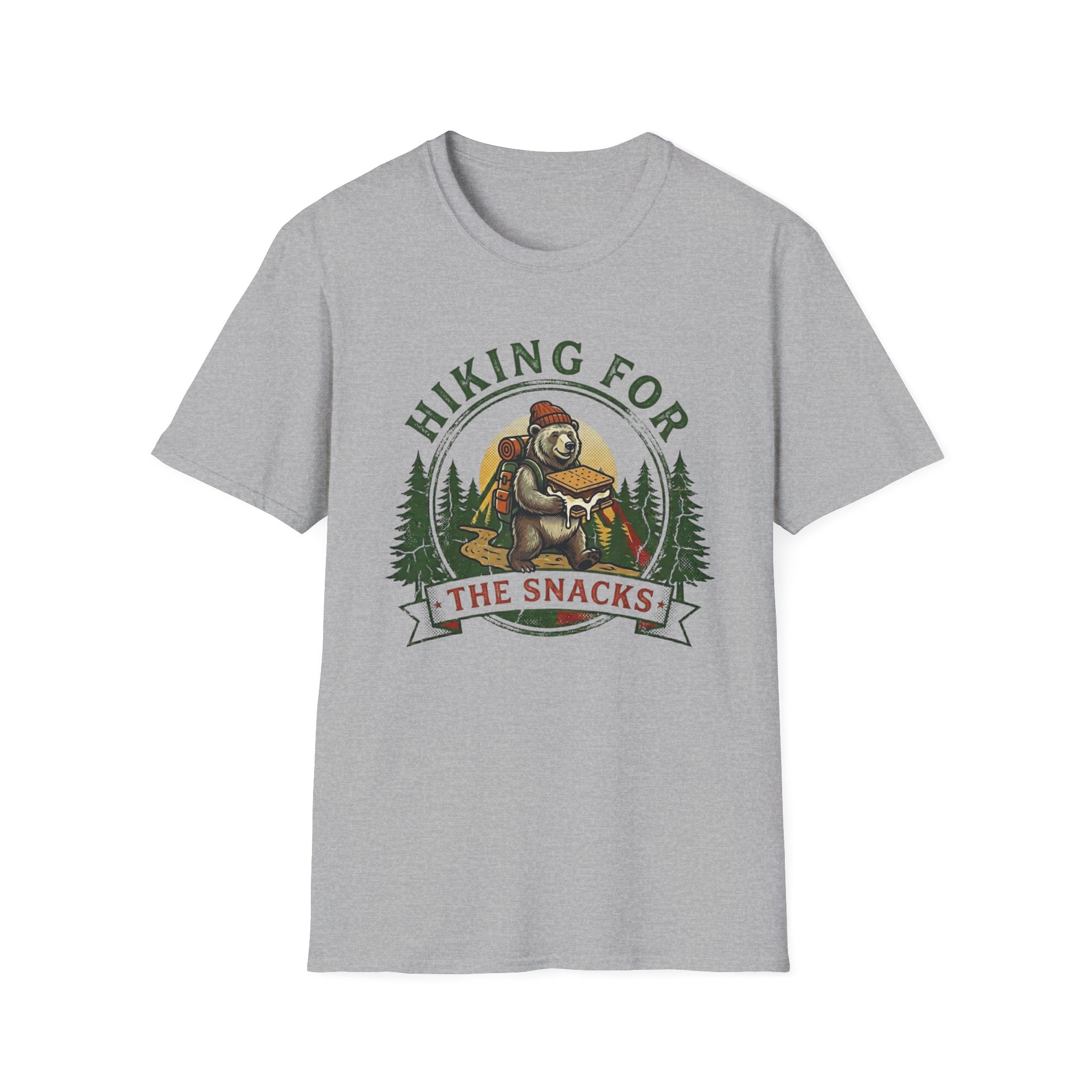 Hiking for the Snacks Bear Tee