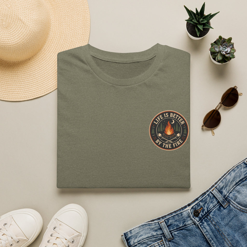 Life is Better by the Fire Pocket Tee
