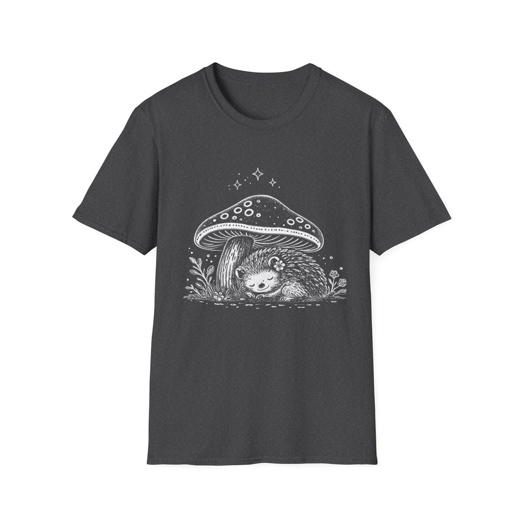 Cozy Hedgehog Mushroom Tee