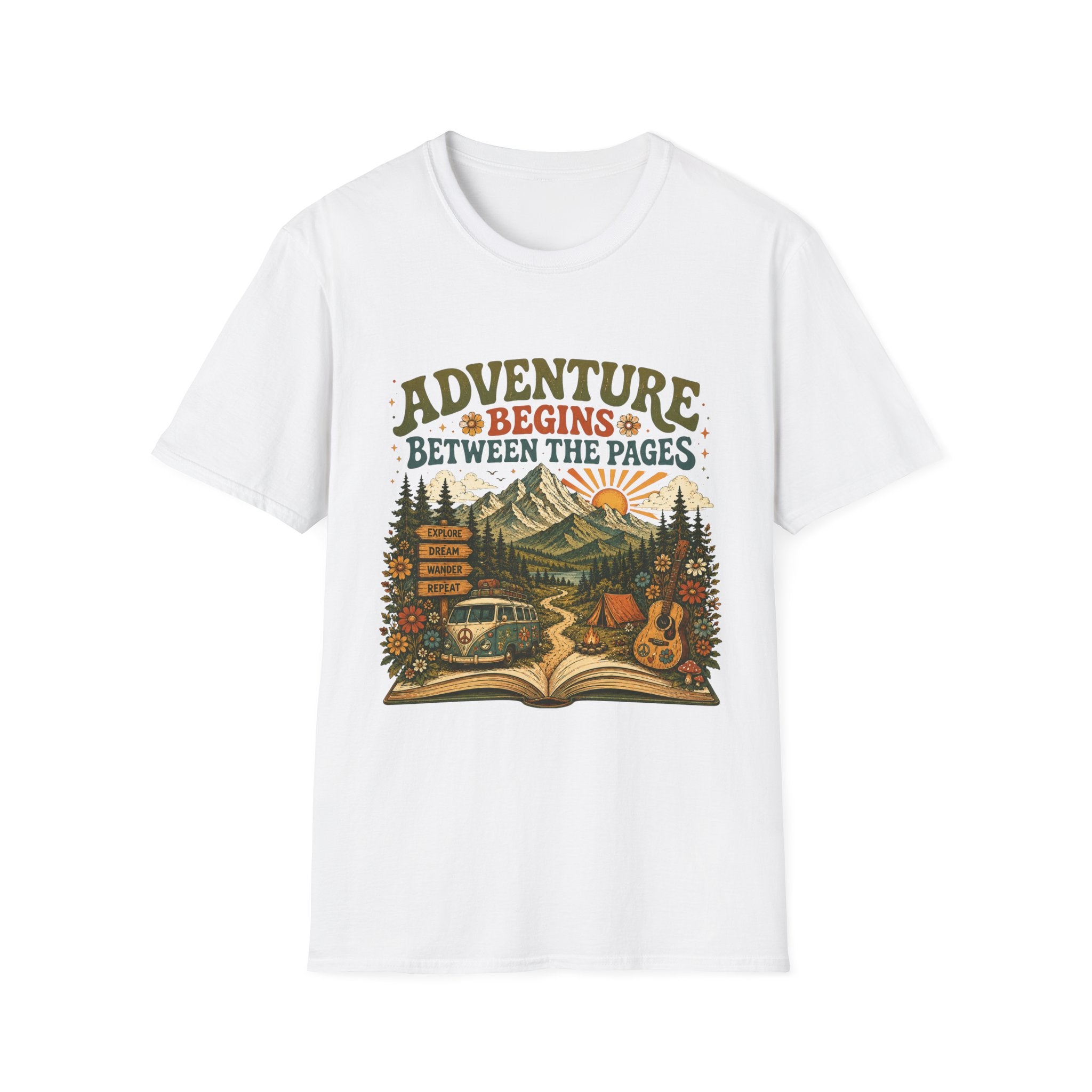 Retro Adventure Begins Tee